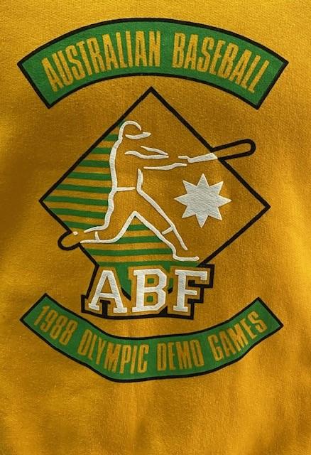 1988 Olympic Demo Games Australian baseball sweatshirt (logo)