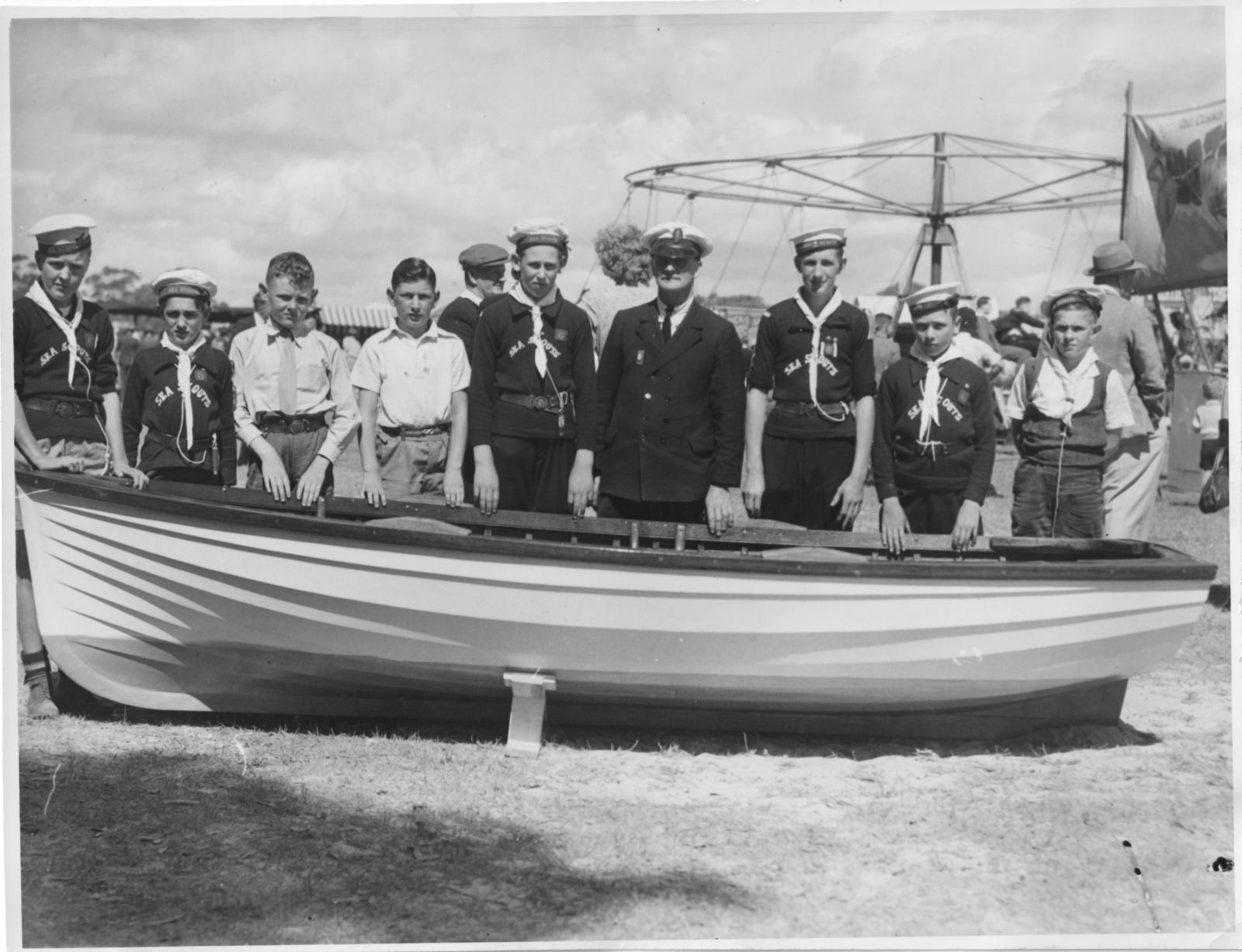 Robert Forsythe with Busselton Sea Scouts No 11 Troop