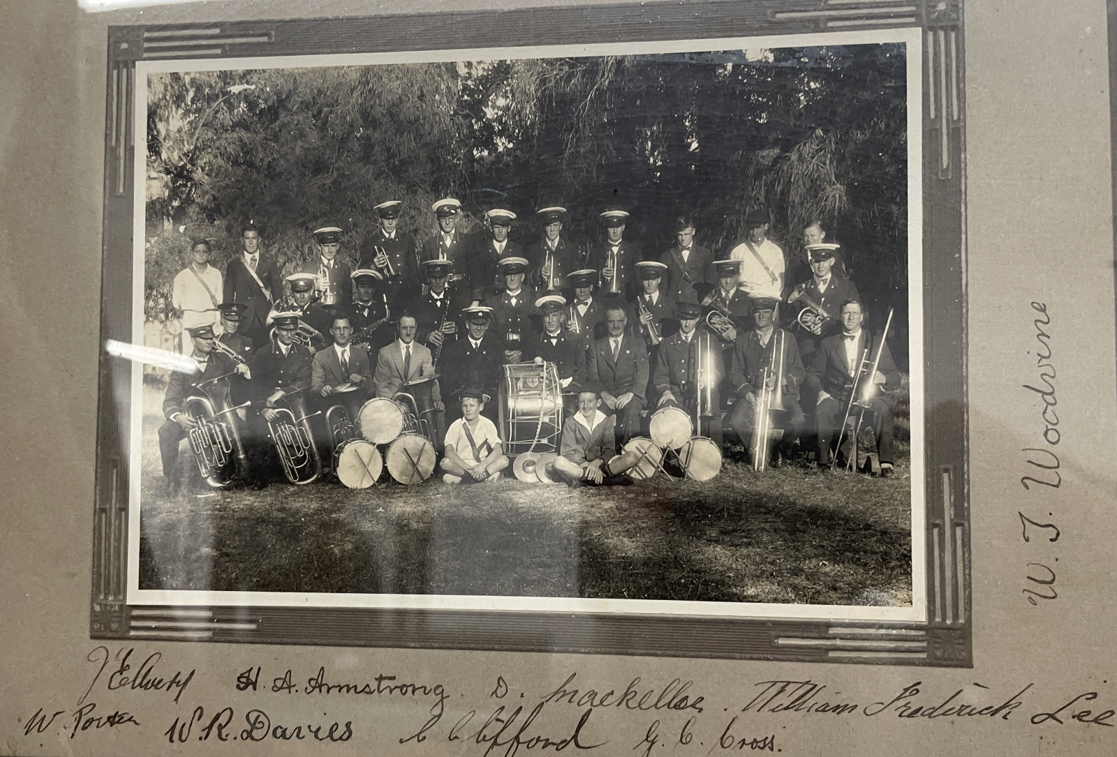 Busselton Brass Band 1925 with Bass Drum