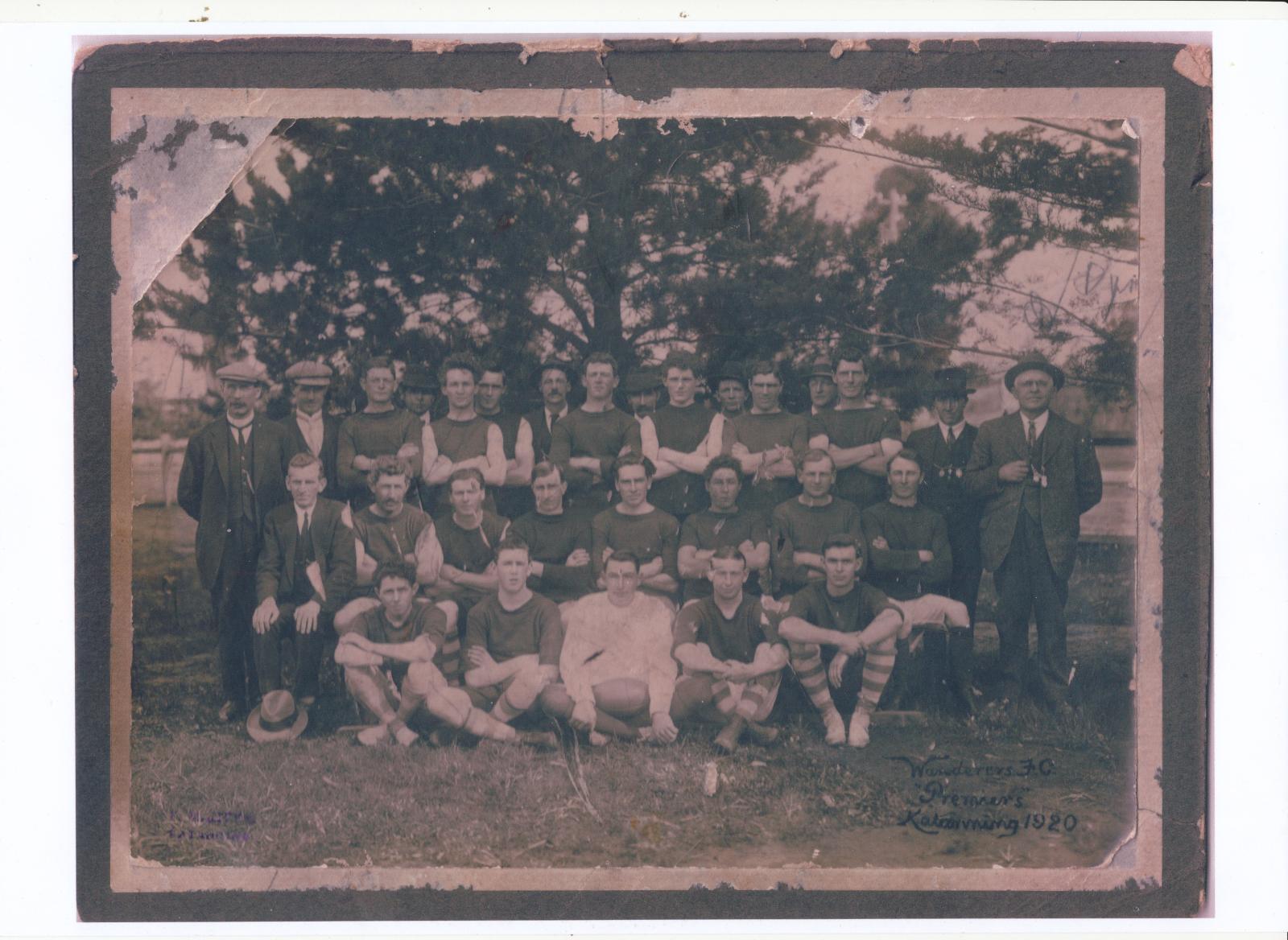 Wanderers Football Club Premiers 1920