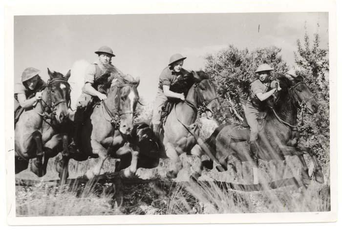 PD00081 - Soldiers of the 10th Light Horse Regiment in training on their horses