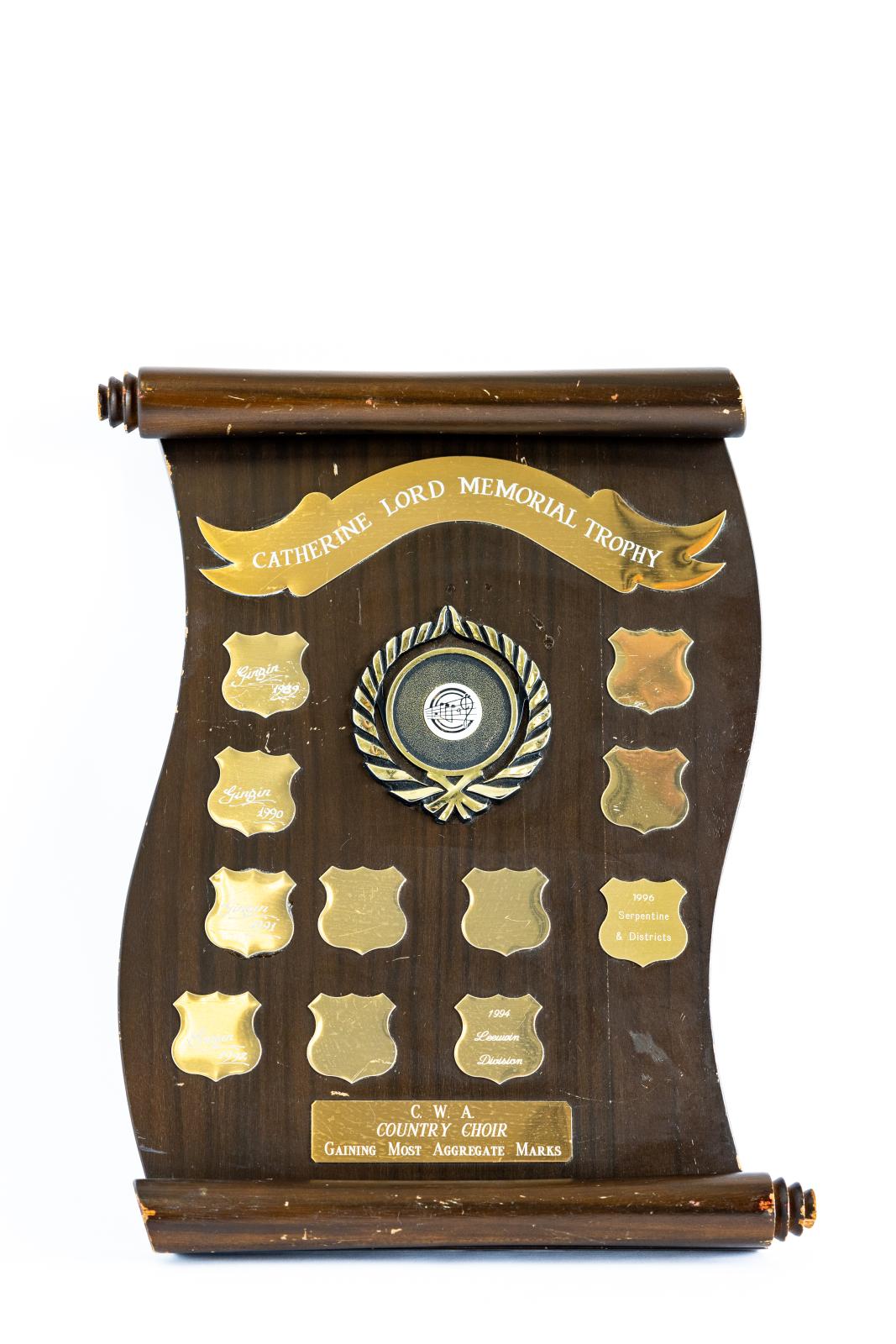 Catherine Lord Memorial Trophy 