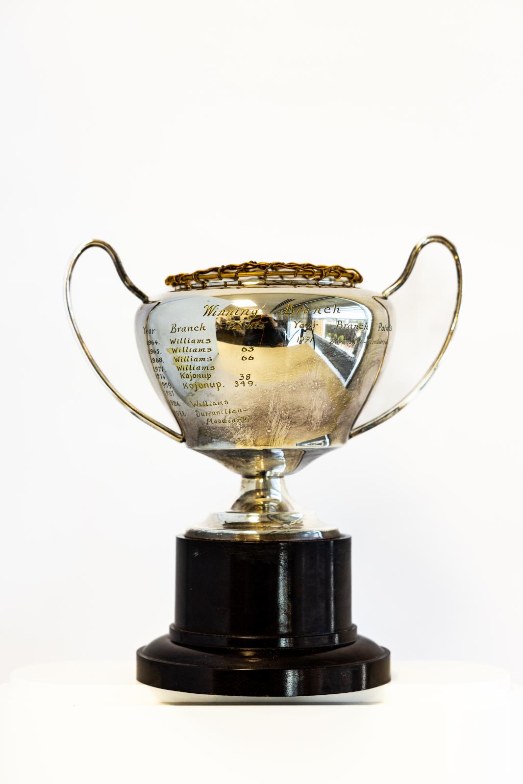 Ida Spencer Trophy Cup (reverse)