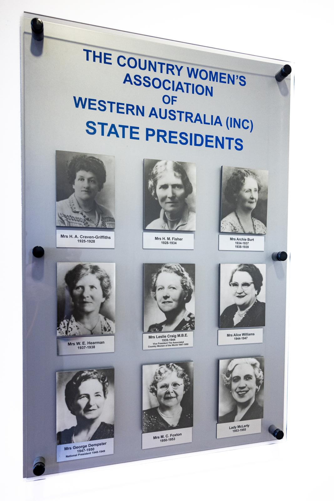 State Presidents Board 1925 - 1955