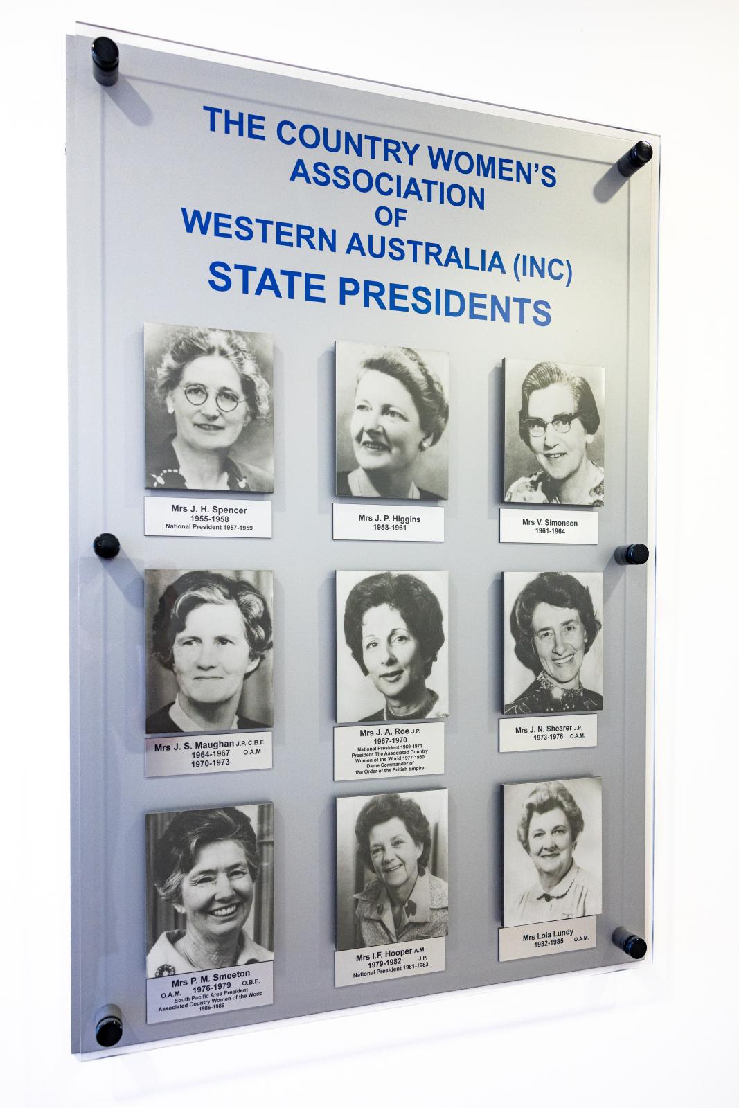 State Presidents Board 1955 - 1985