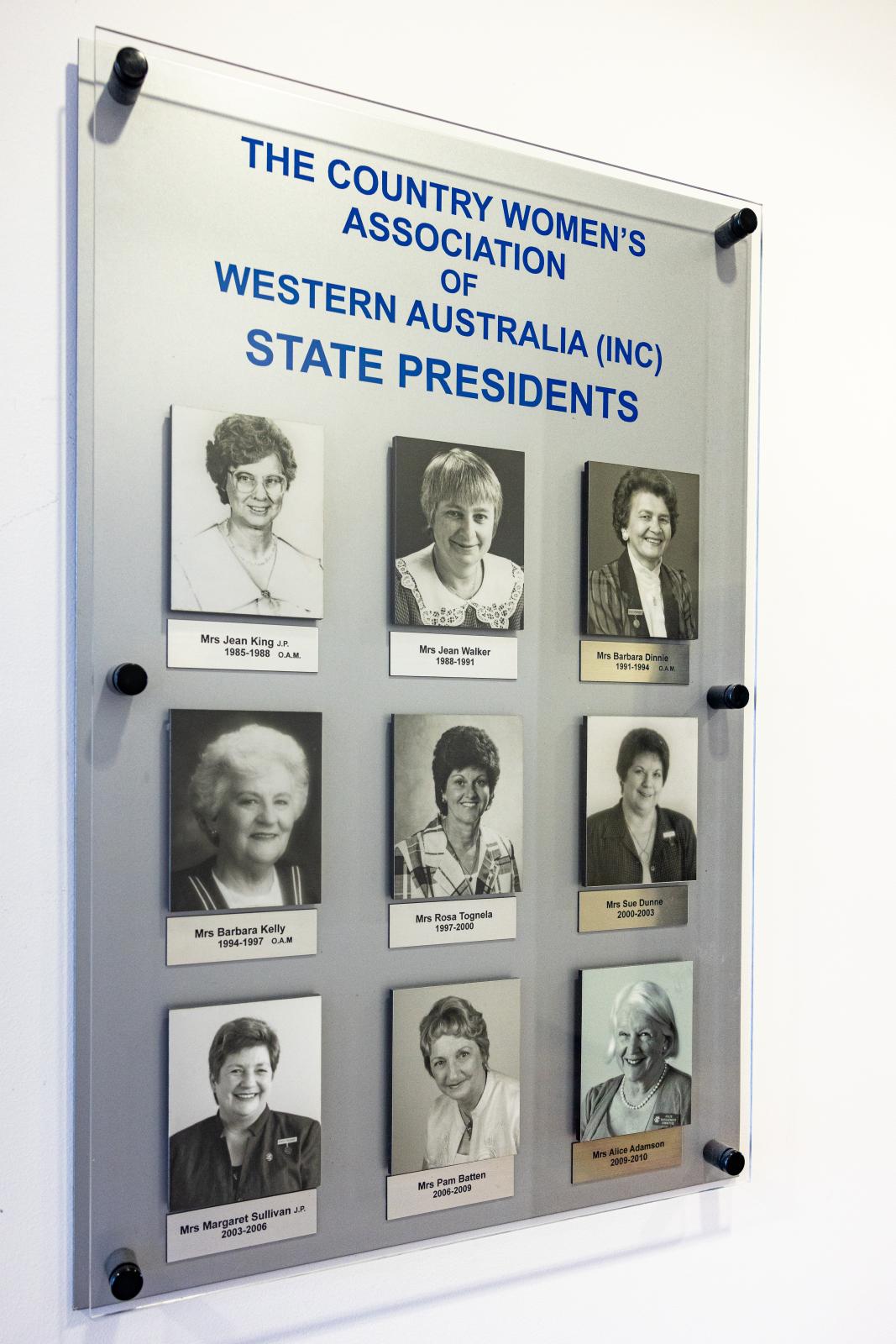 State Presidents Board 1985 - 2009