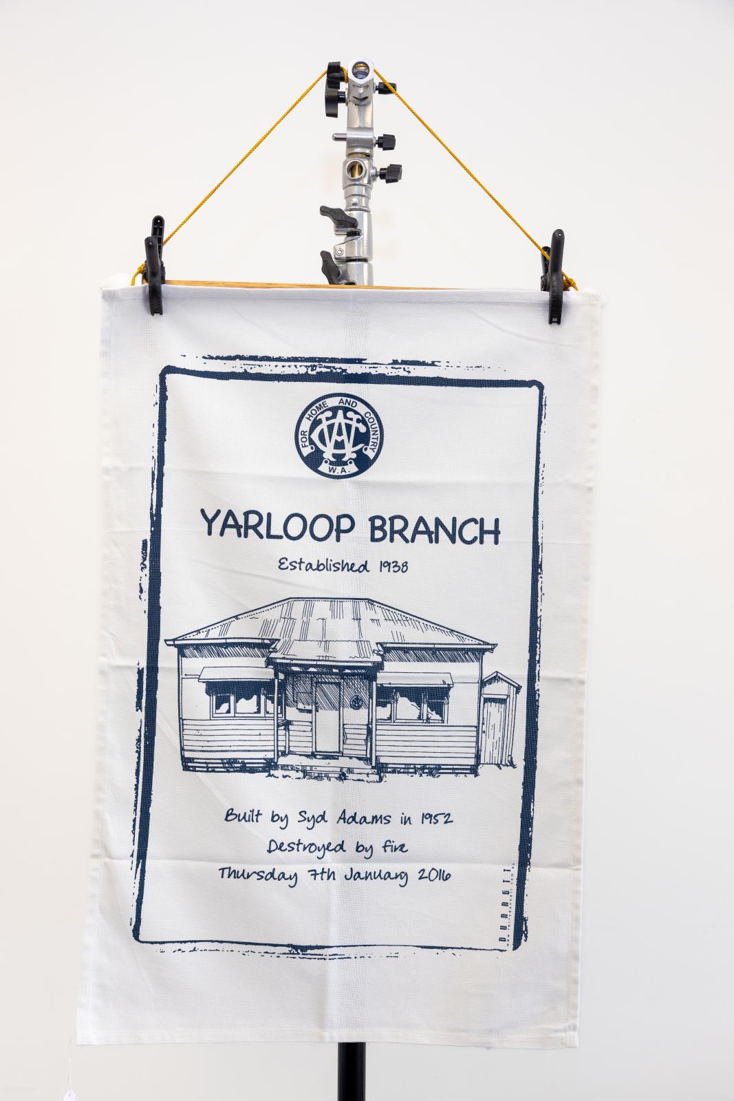 Yarloop branch tea towel