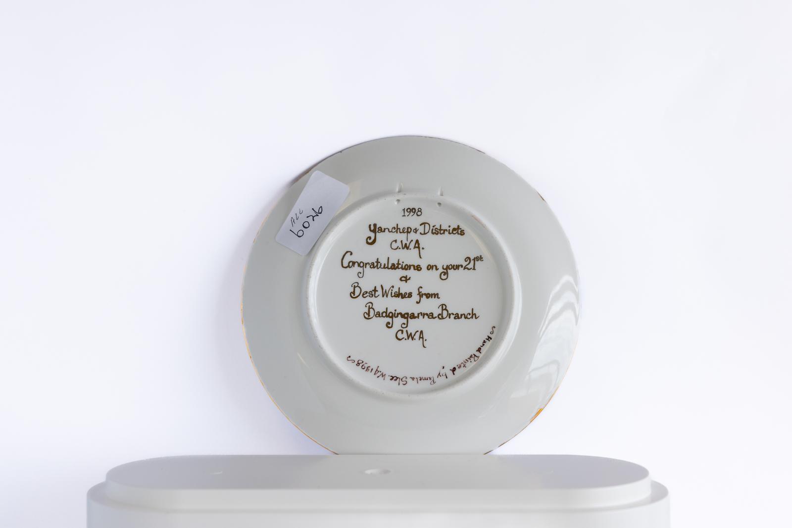 Hand Painted Plate (reverse)