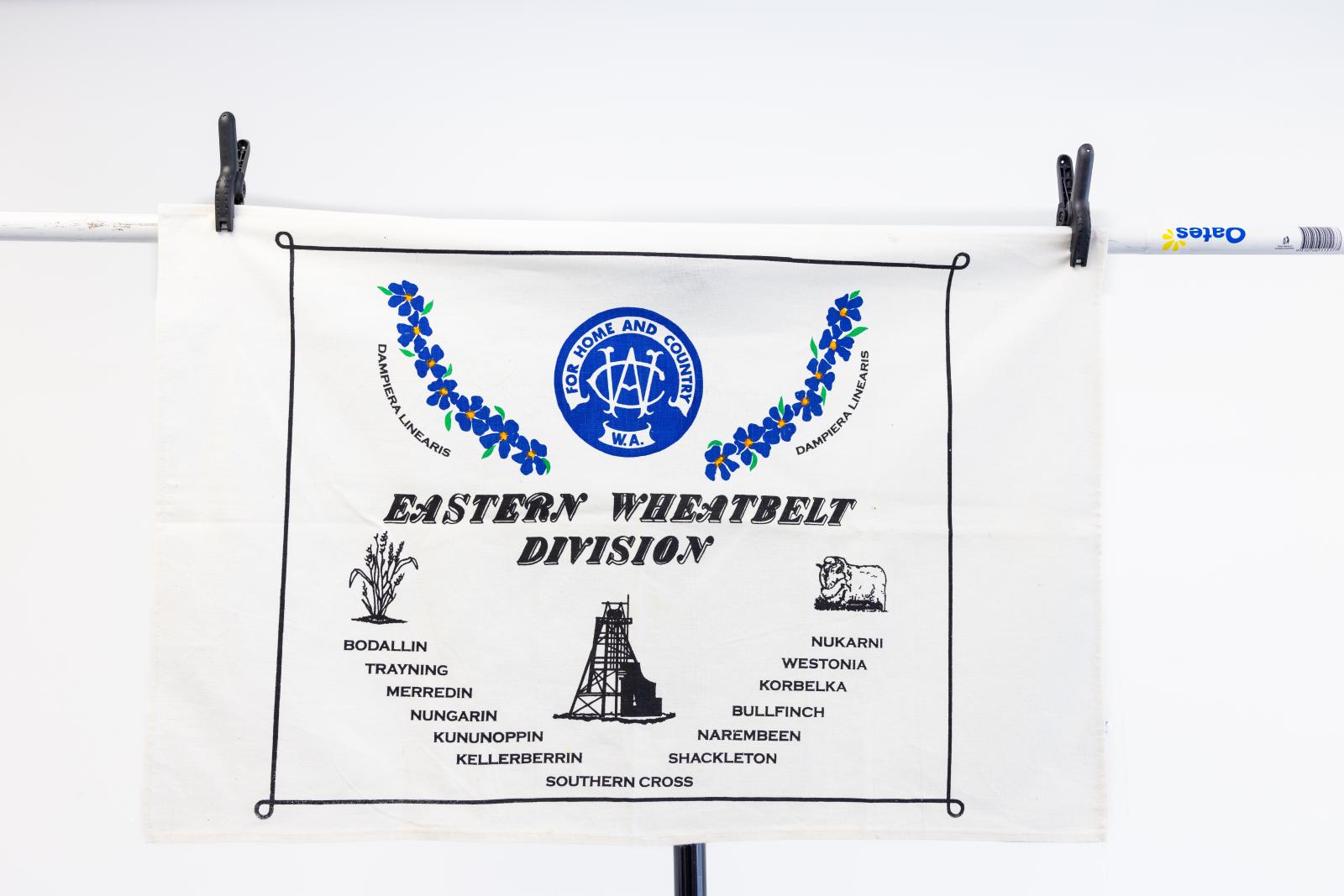 Eastern Wheatbelt Division tea towel