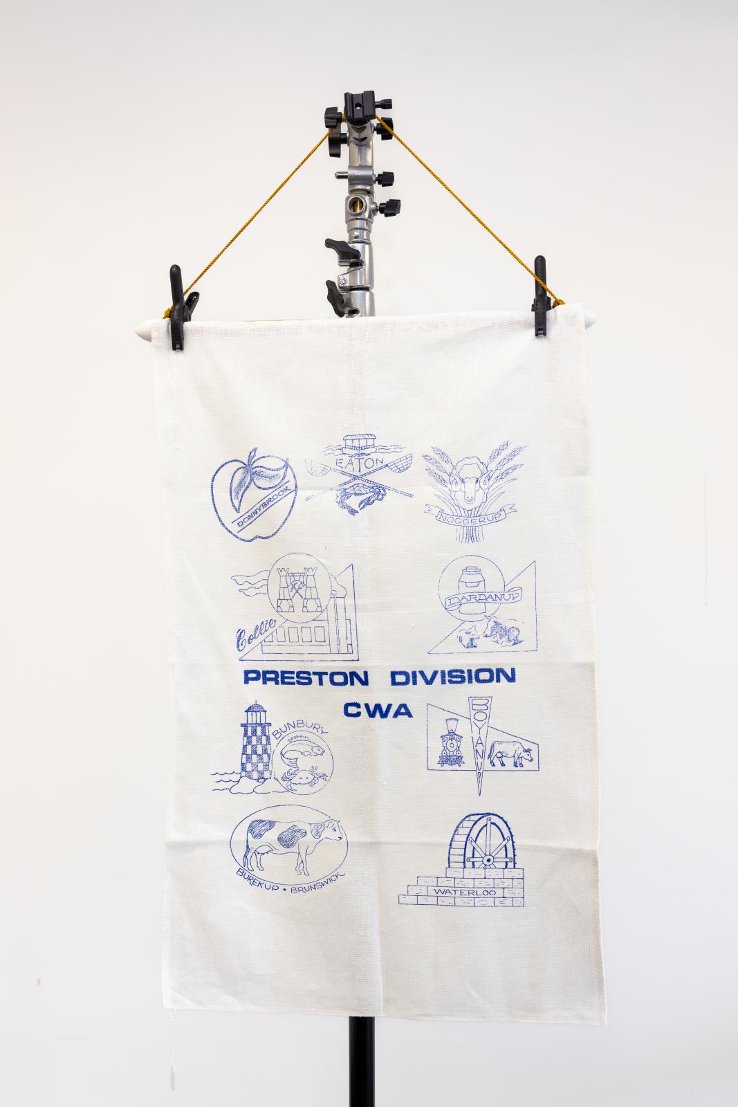 Preston Division tea towel