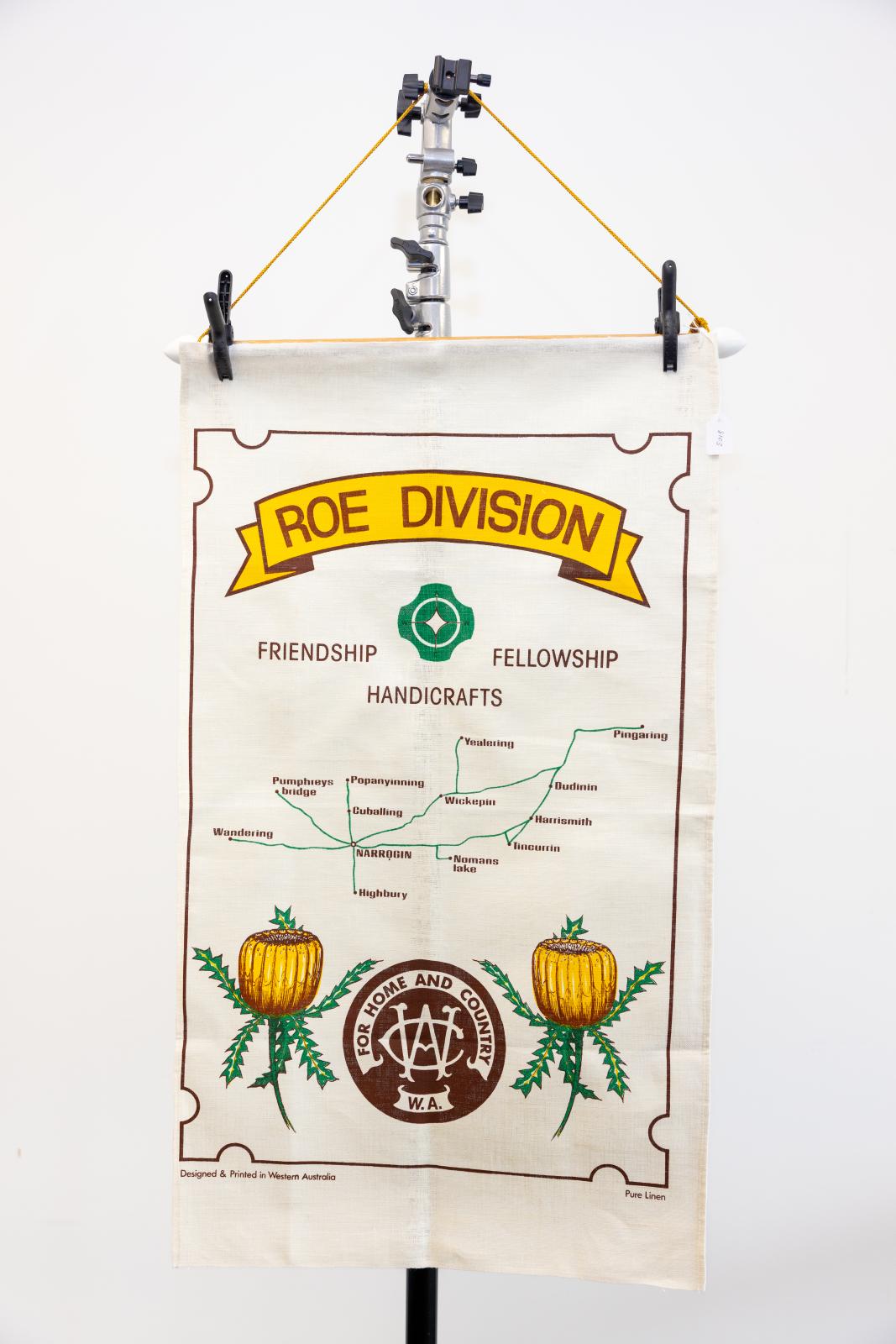 Roe Division tea towel 2