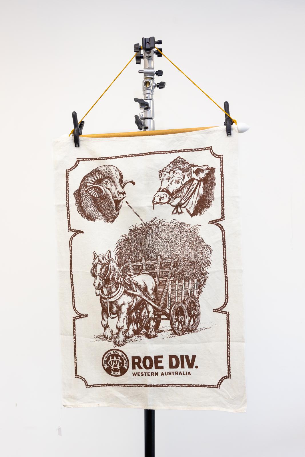 Roe Division tea towel