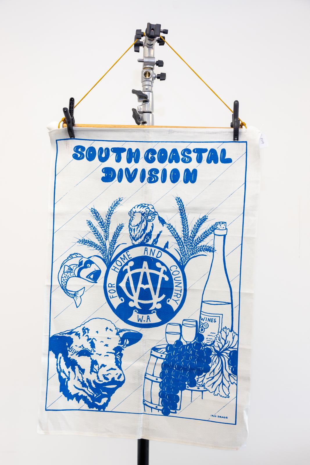 South Coastal division tea towel