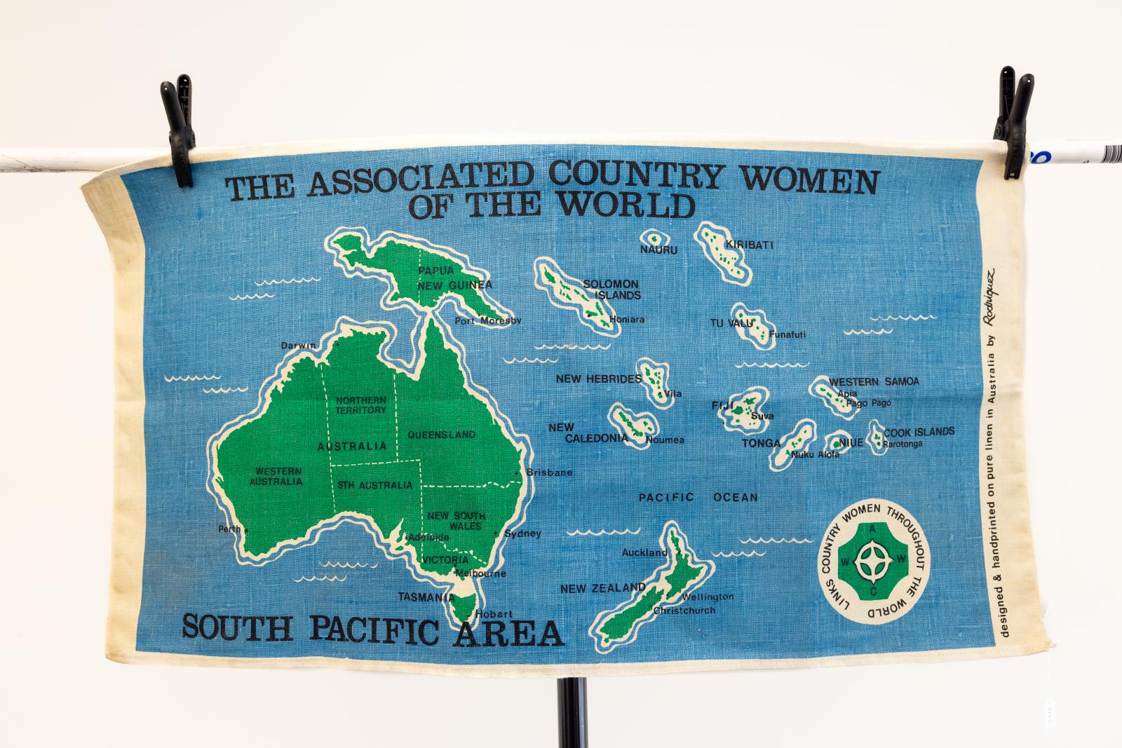 ACWW South Pacific Conference tea towel NZ