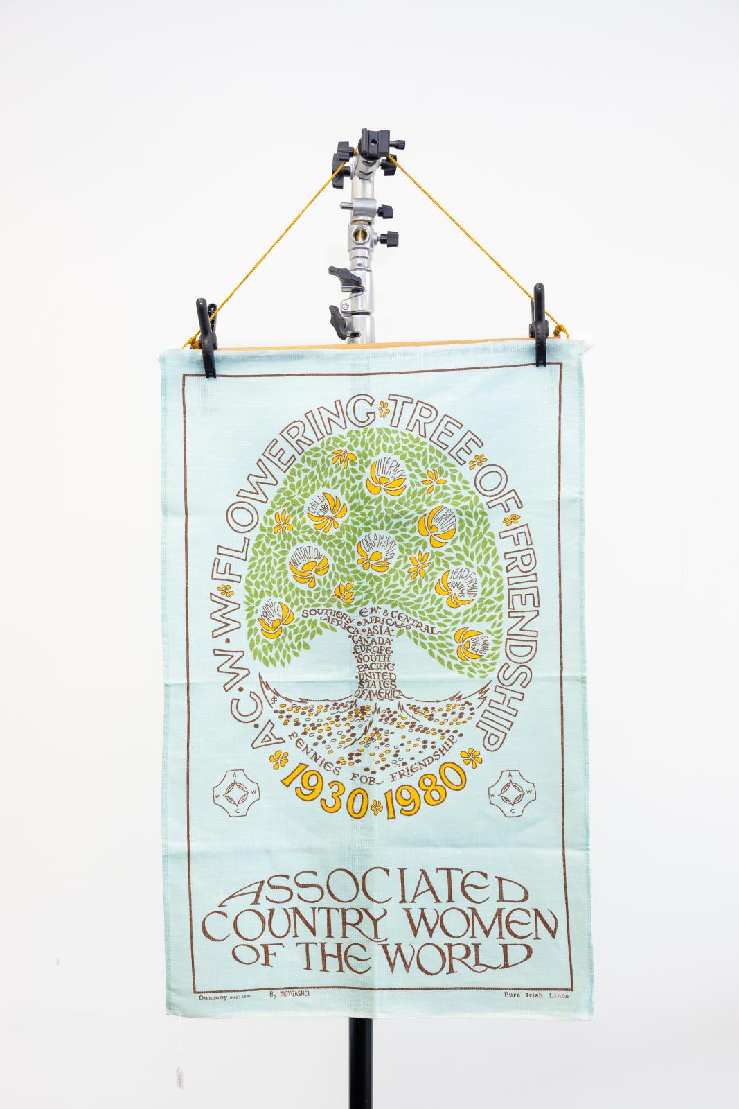 Pennies for Friendship Commemorative tea towel 1