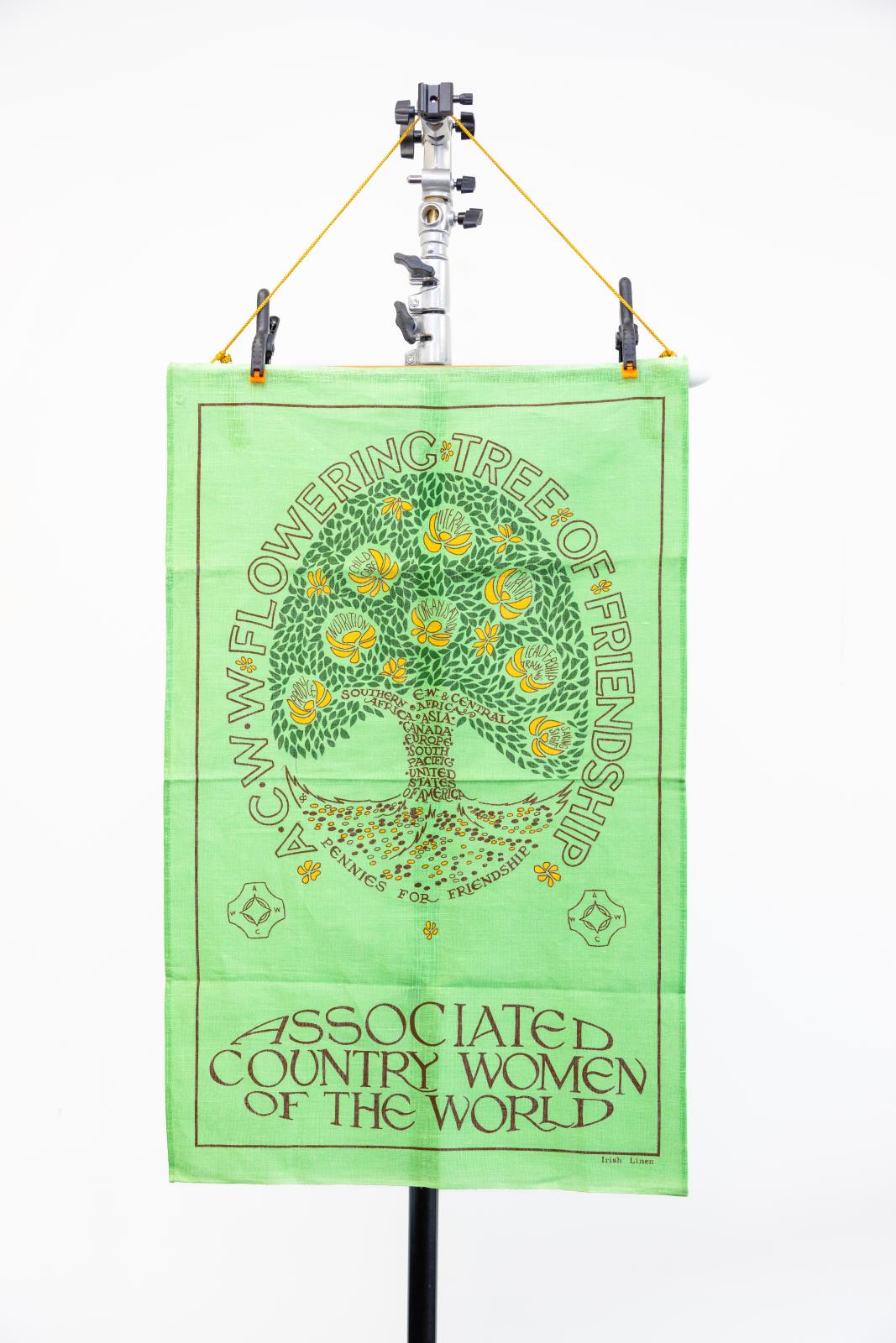 Pennies for Friendship Commemorative tea towel 