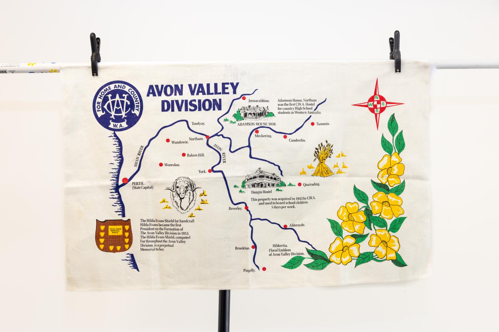 Avon Valley Division tea towel