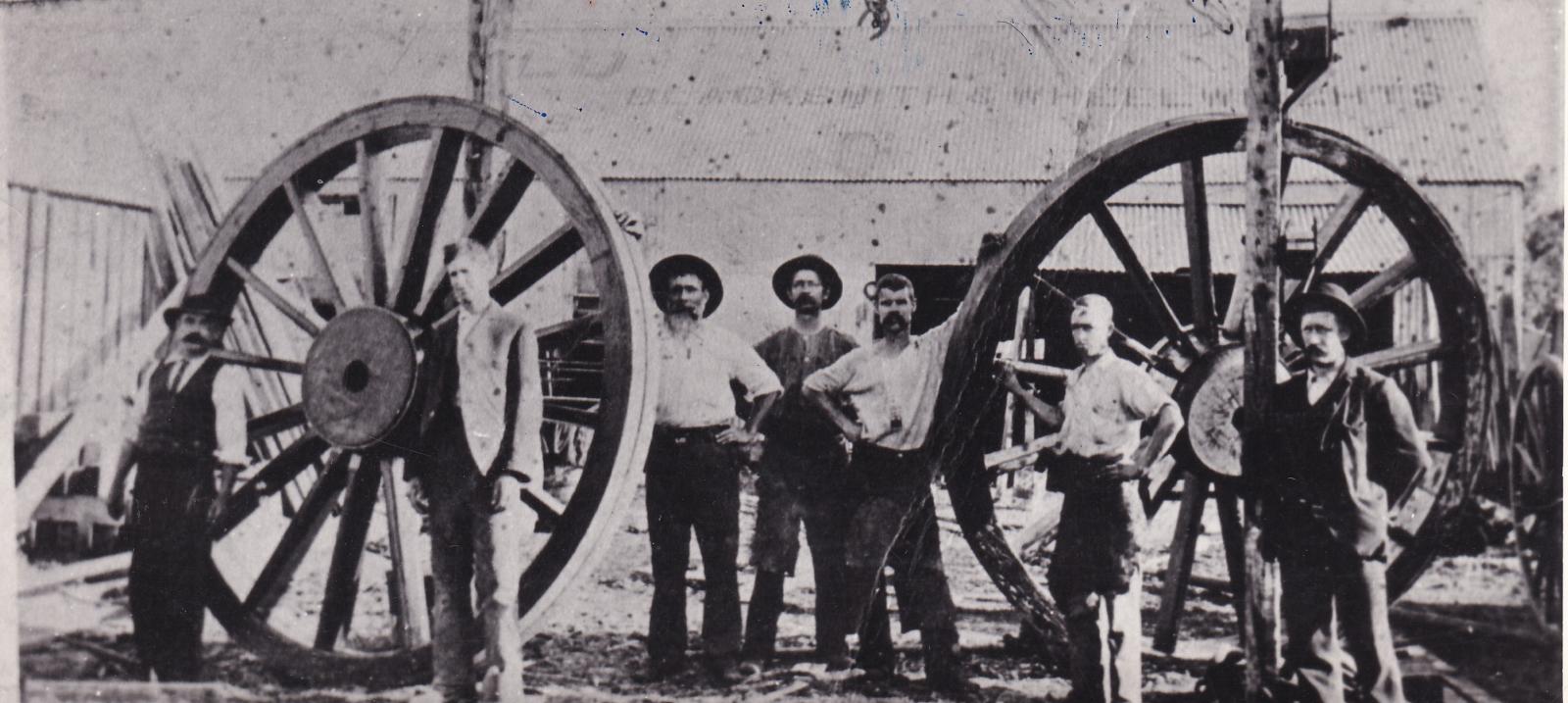 Hough and Donald Blacksmith shop.  Photo 0320 from BHS Archive