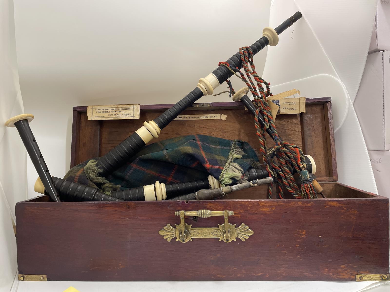 1930s Lawrie Bagpipes