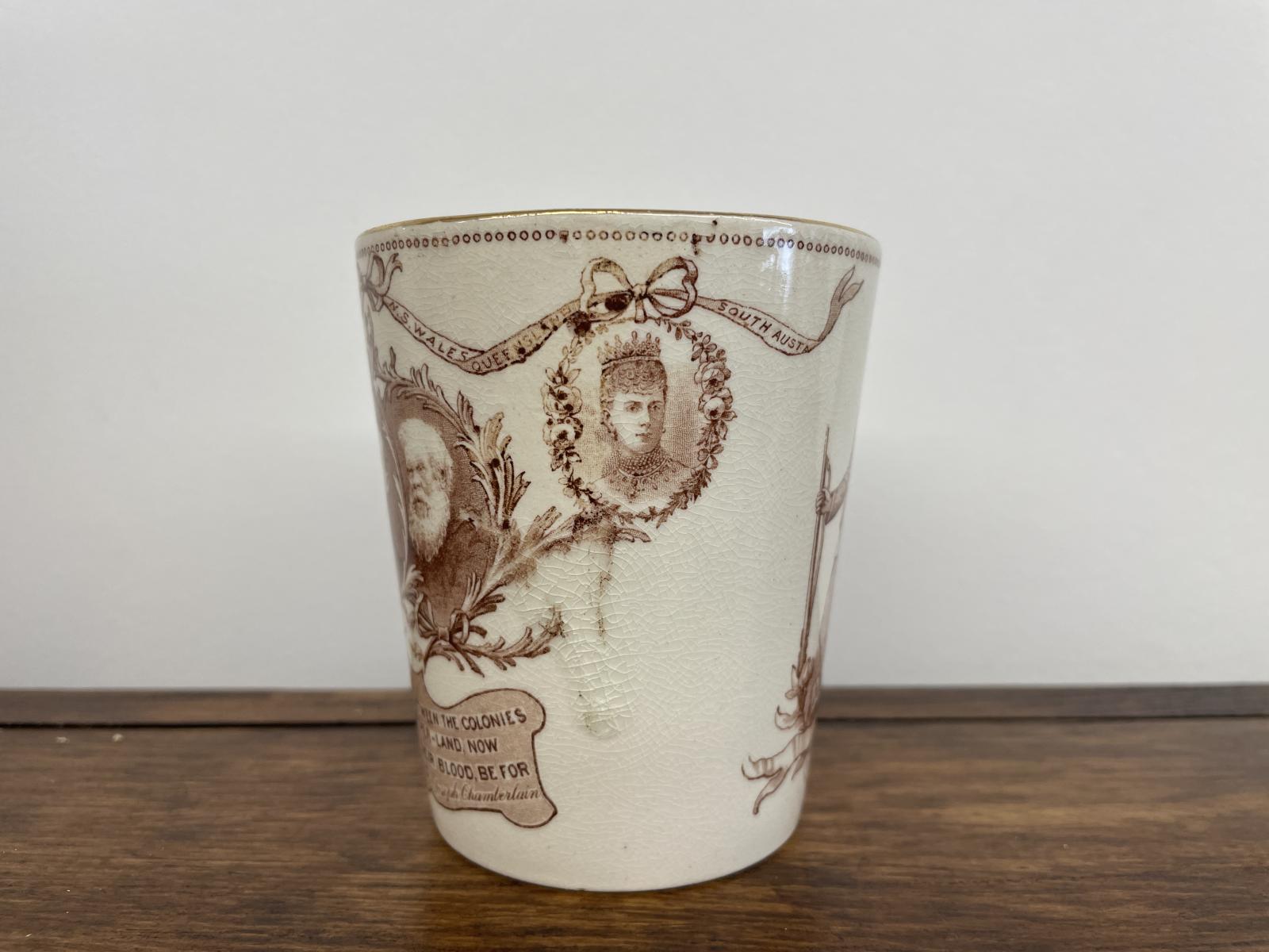 Image of the Duchess of Cornwall on the Australian Federation mug