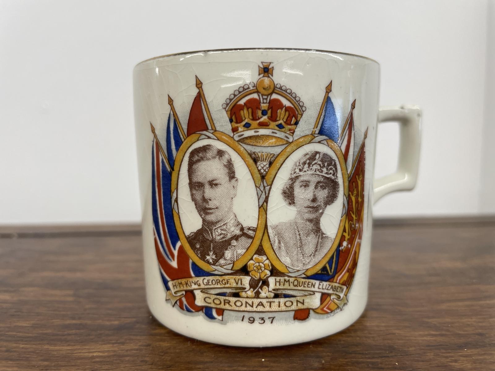 Small George VI Coronation mug