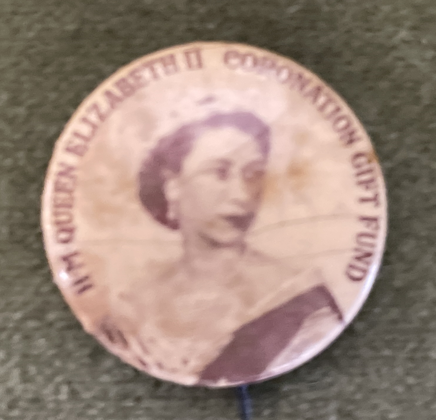 Queen Elizabeth II Coronation badge