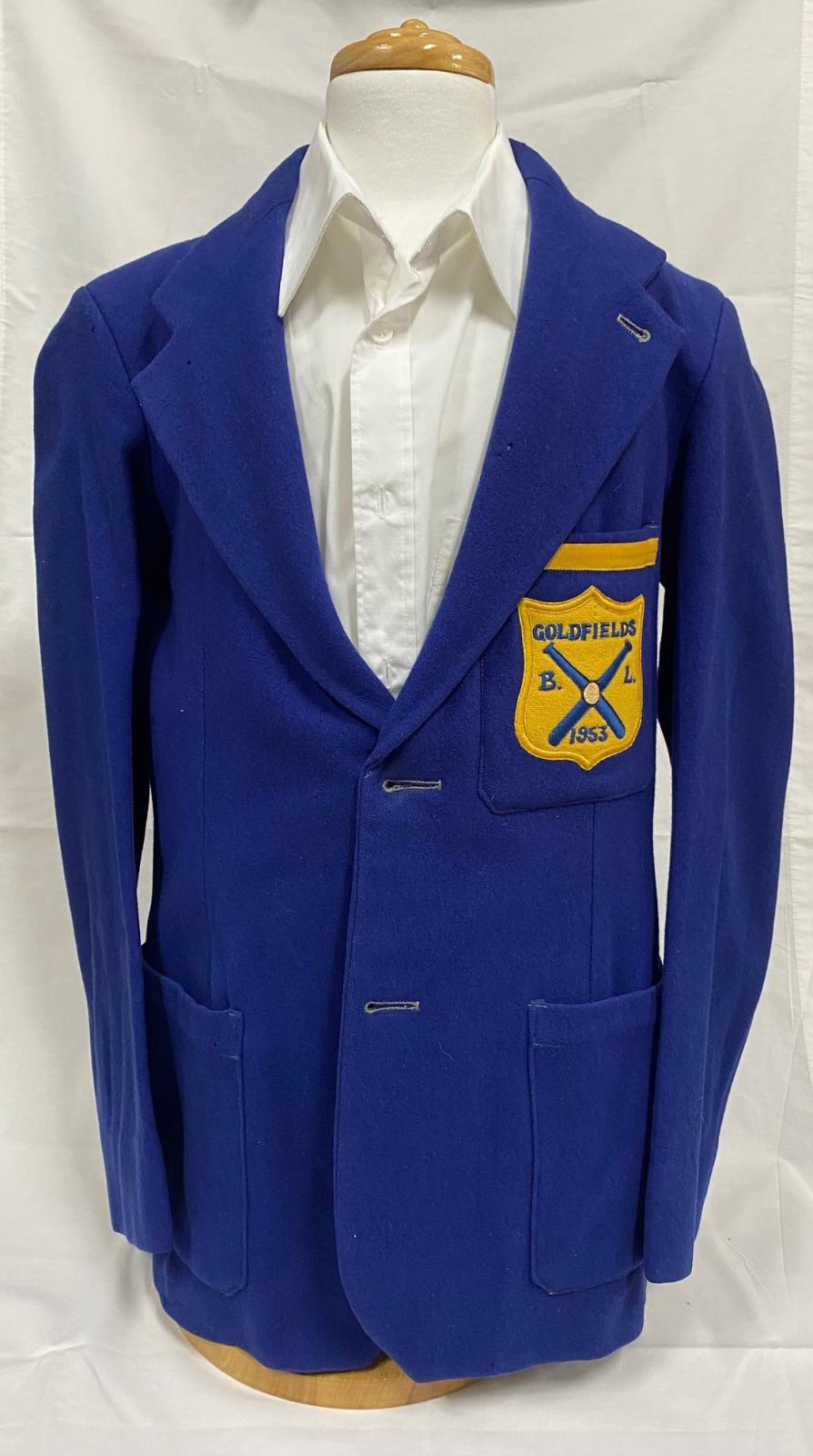 1953 Goldfields Baseball League blazer (front)