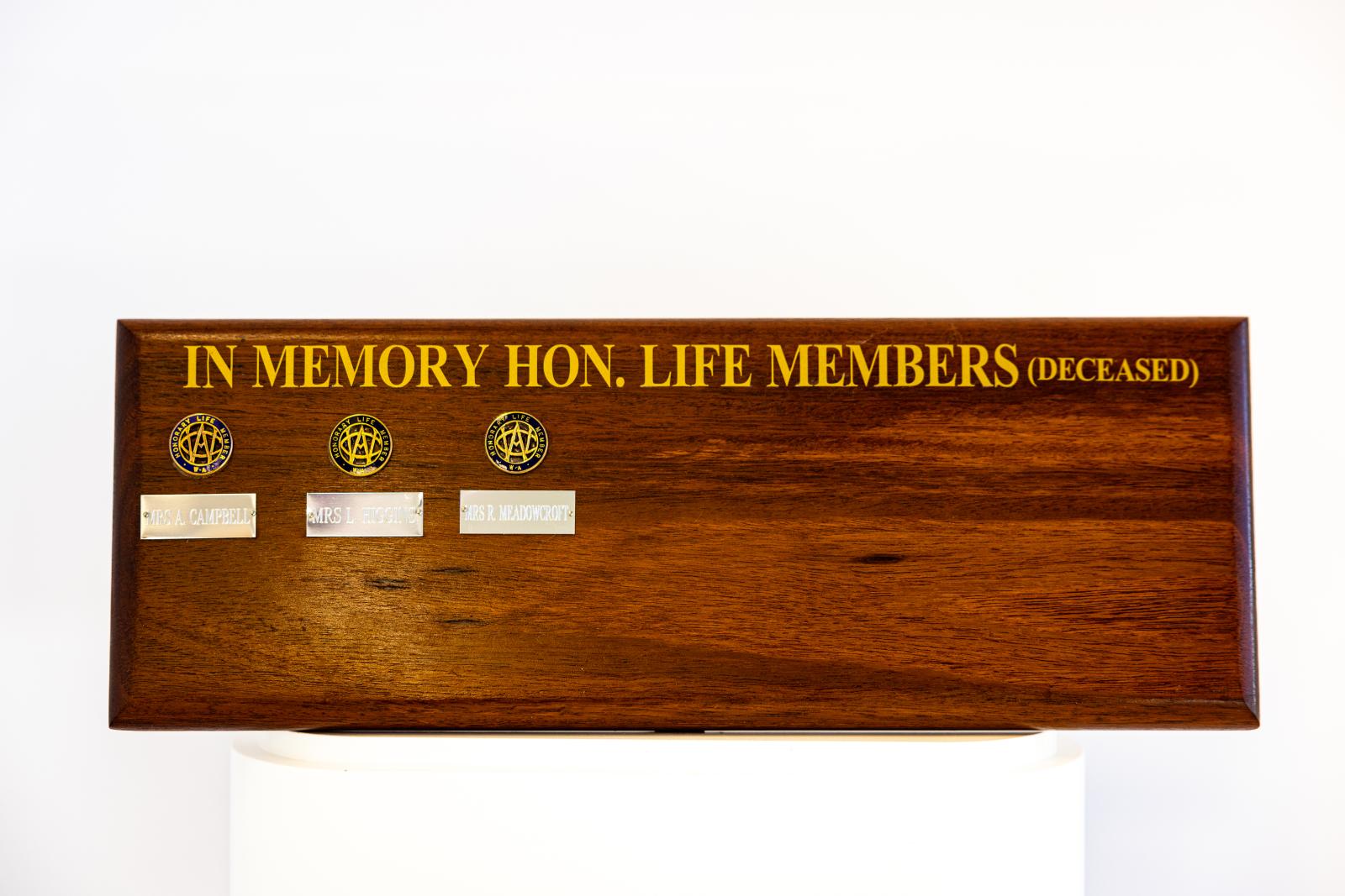 Life Members (Deceased)