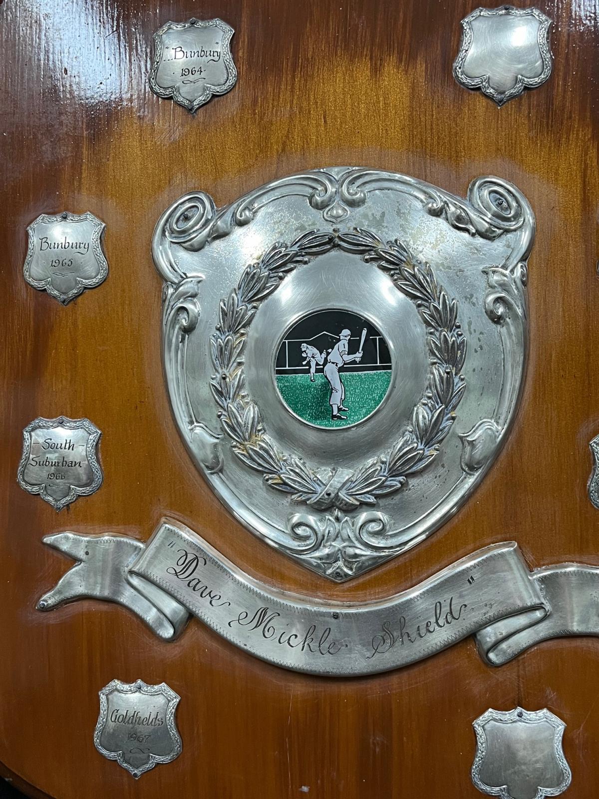 Dave Mickle Shield - winning leagues 1964-1967