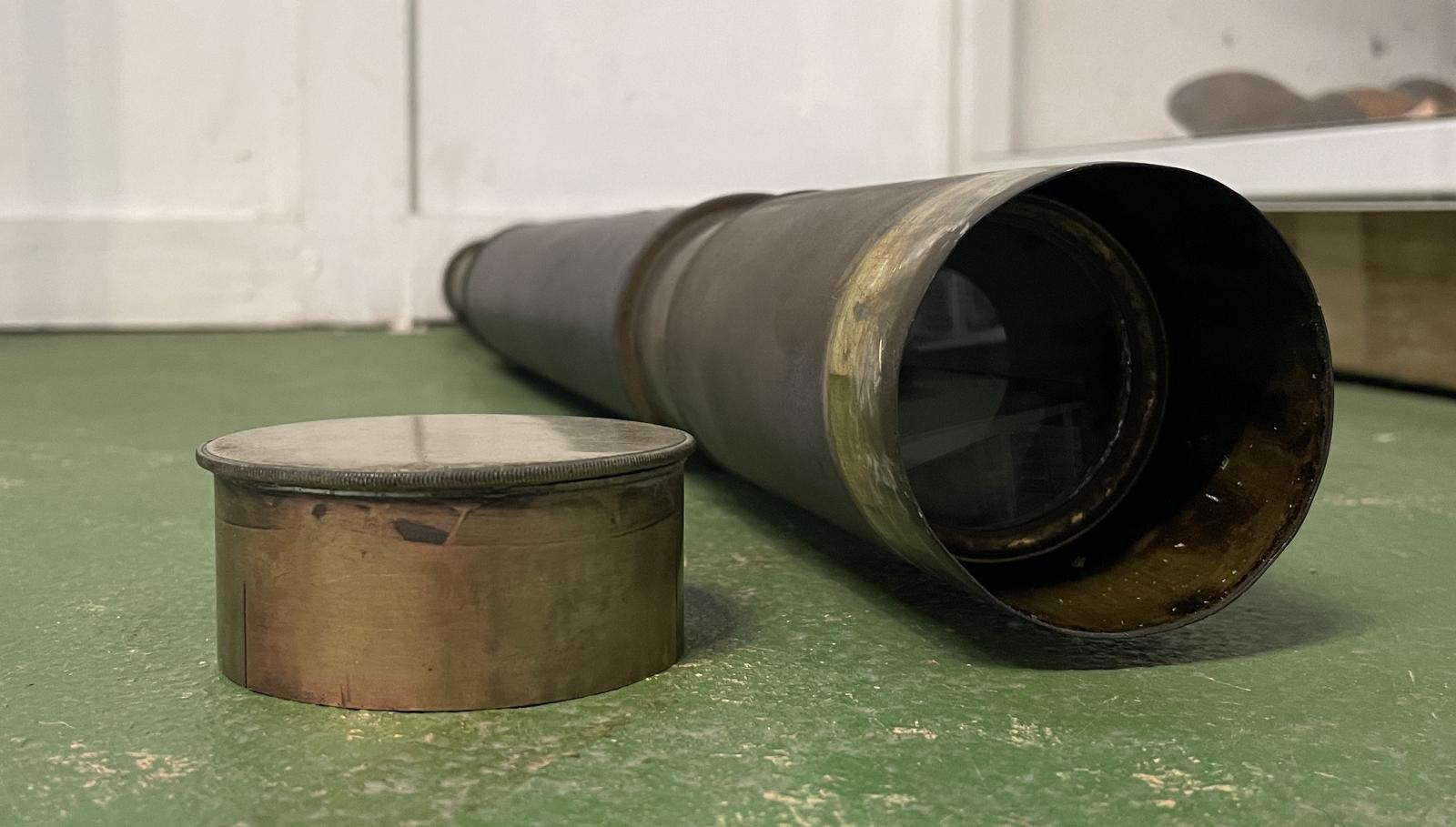 Brass Cap and end of telescope 