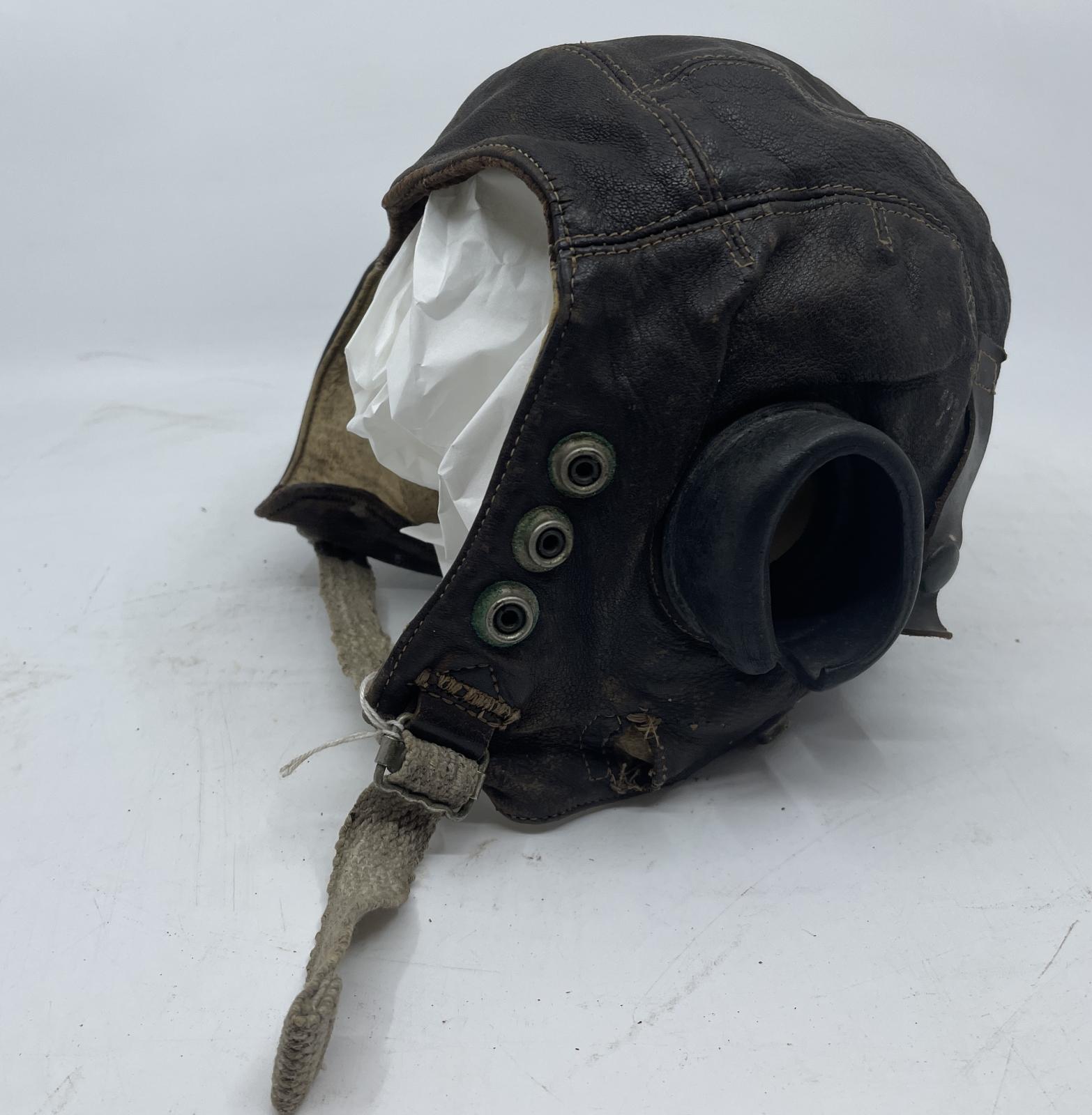 WW2 Leather RAF Flying Helmet