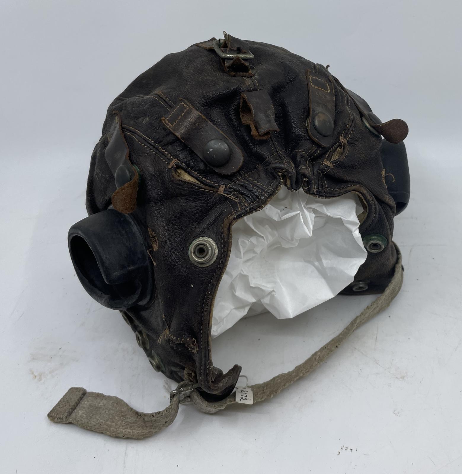 WW2 Leather RAF Flying Helmet