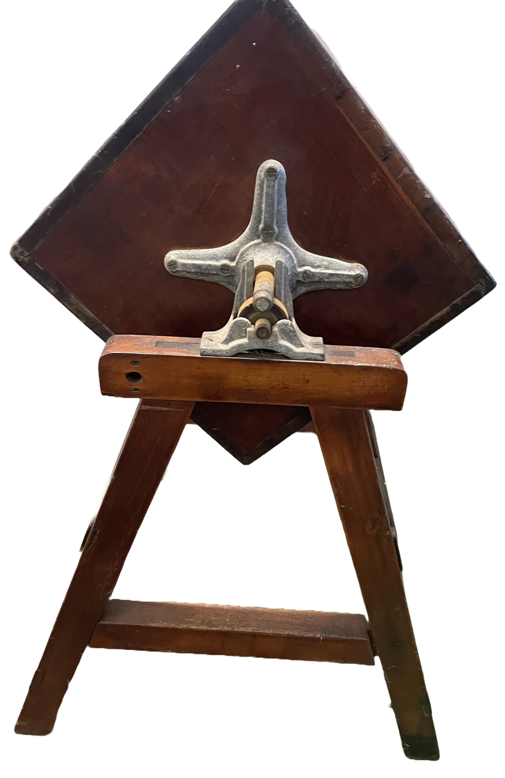 Wooden box Butter Churn on stand