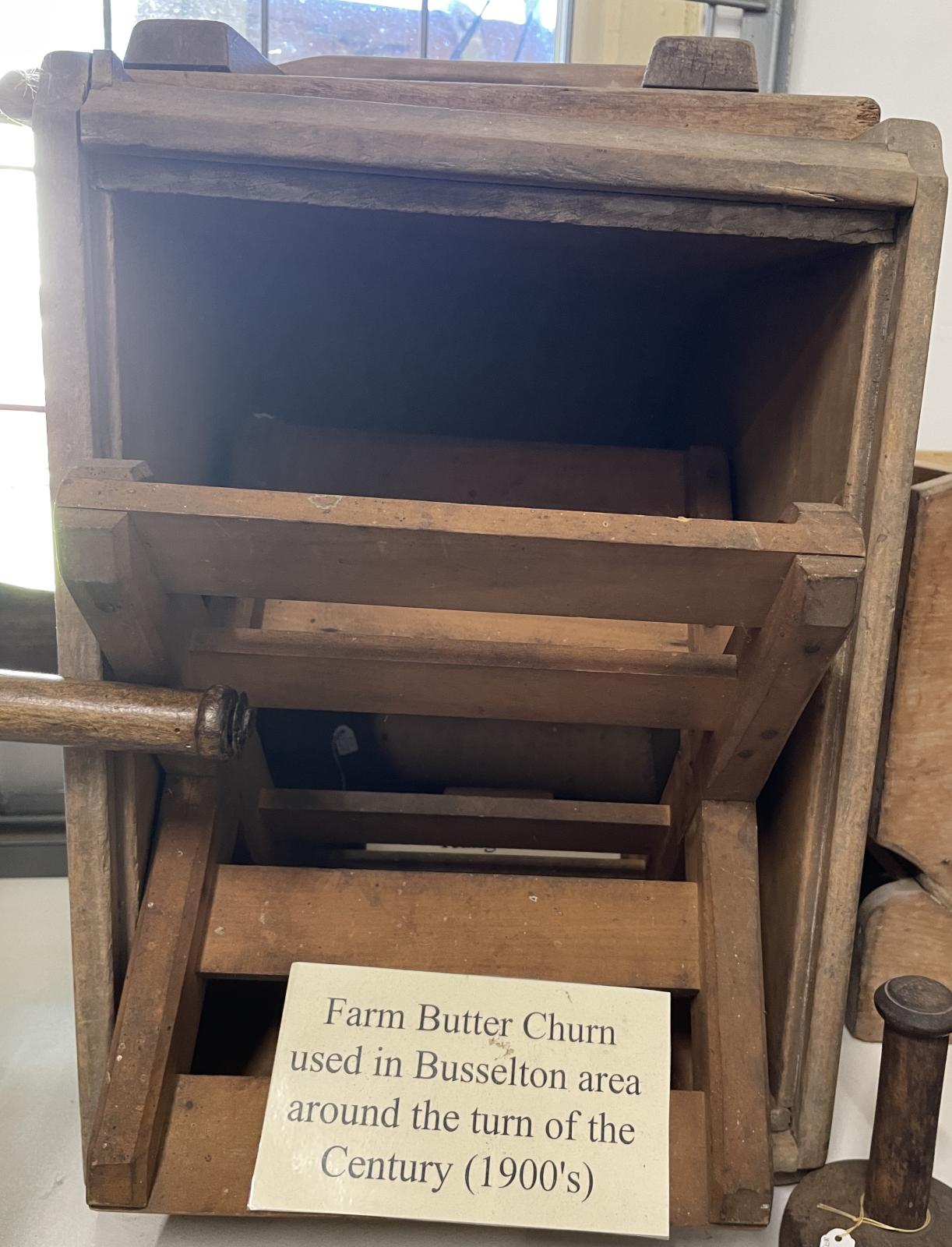 Wooden Farm Butter Churn