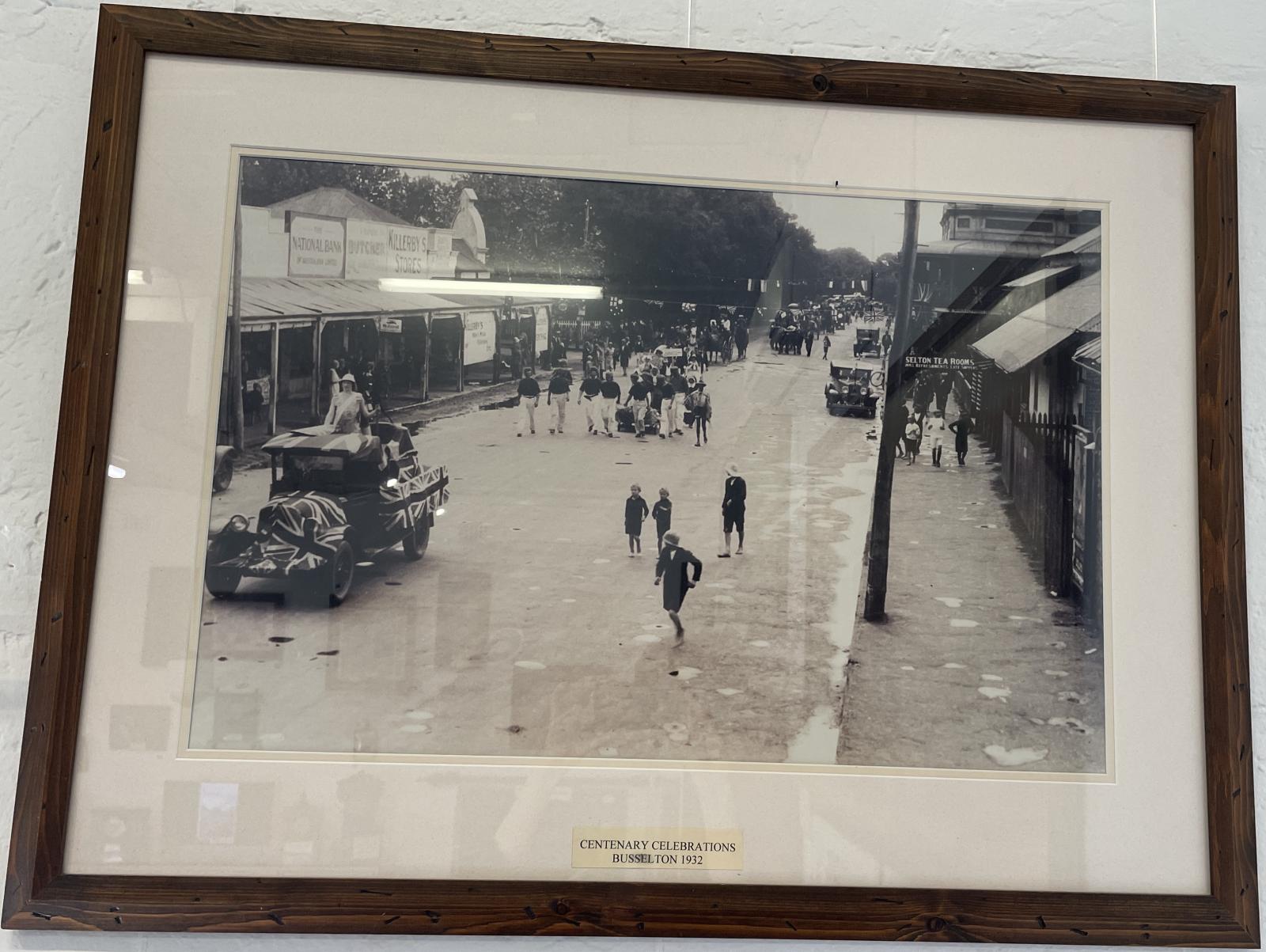 Framed Photograph Busselton Centenary