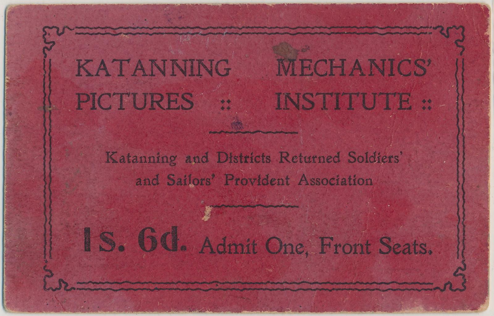 Katanning Pictures Ticket 