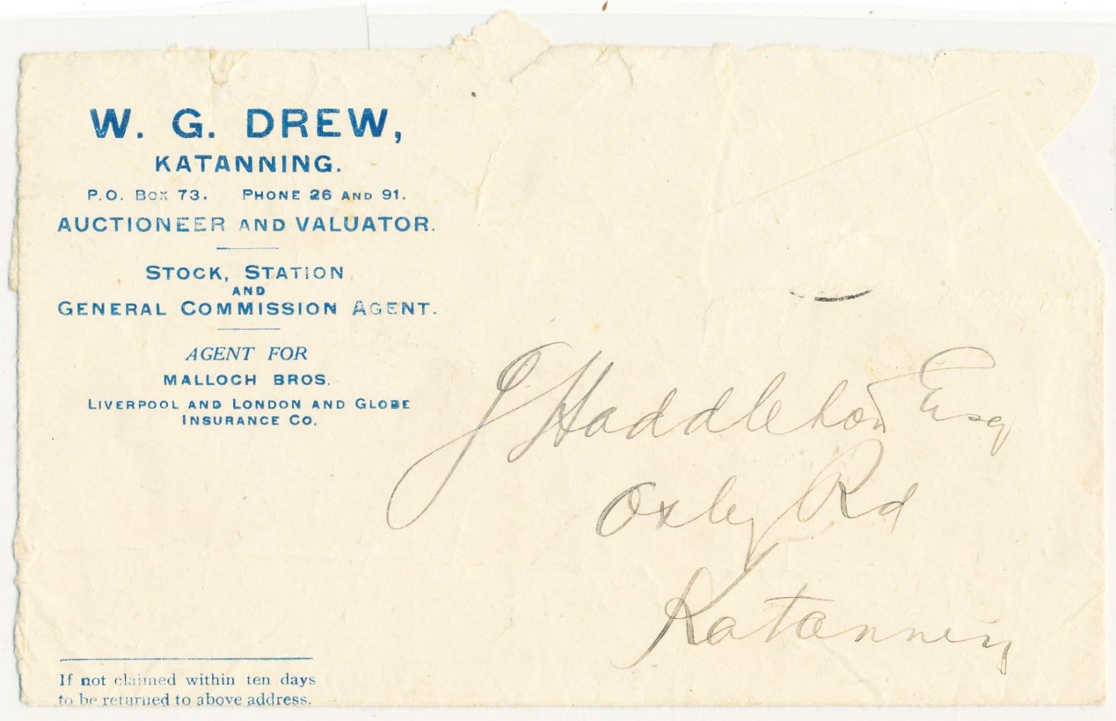 W.G. Drew Envelope