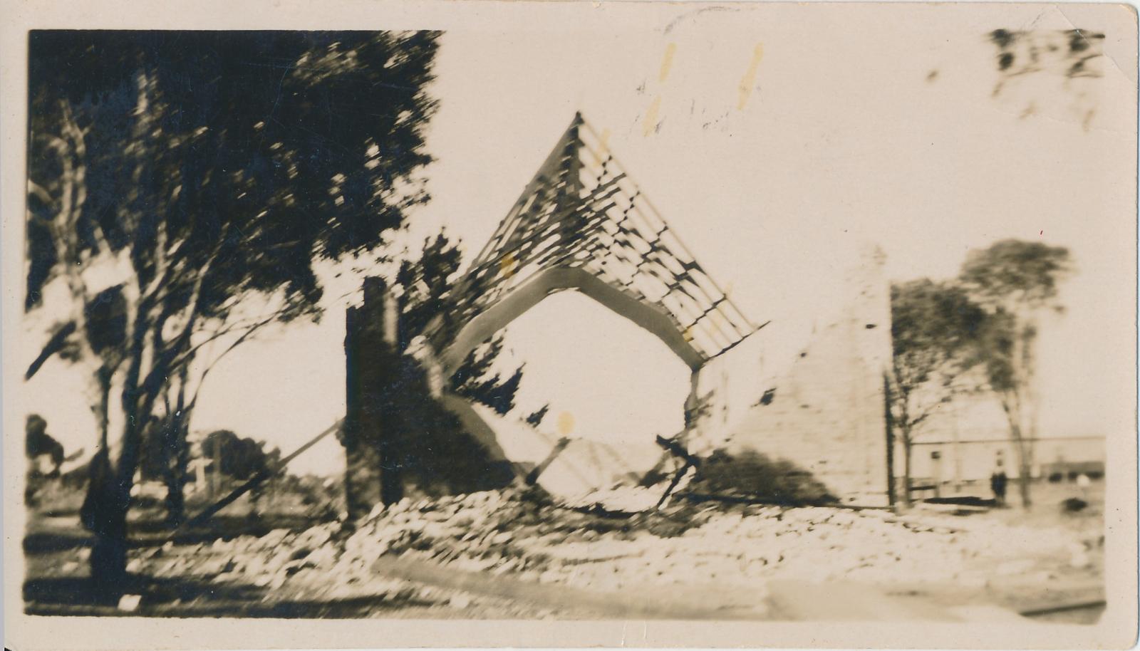 Demolition of First St Patrick's Church