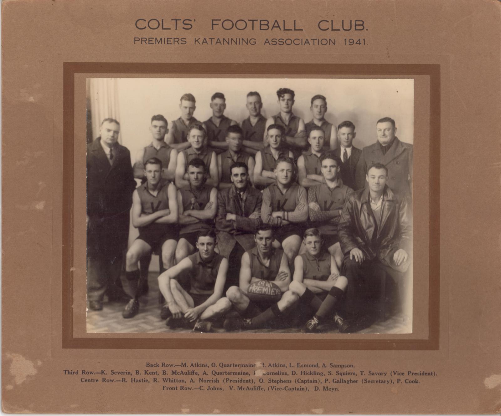 Colts Football Club Premiers