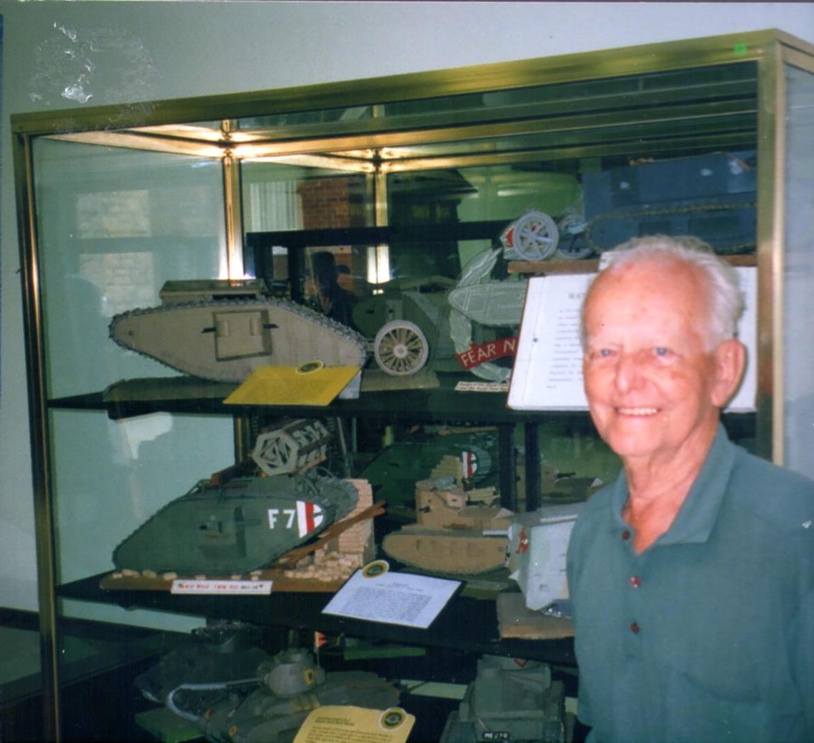 Tom Runeckles and model display