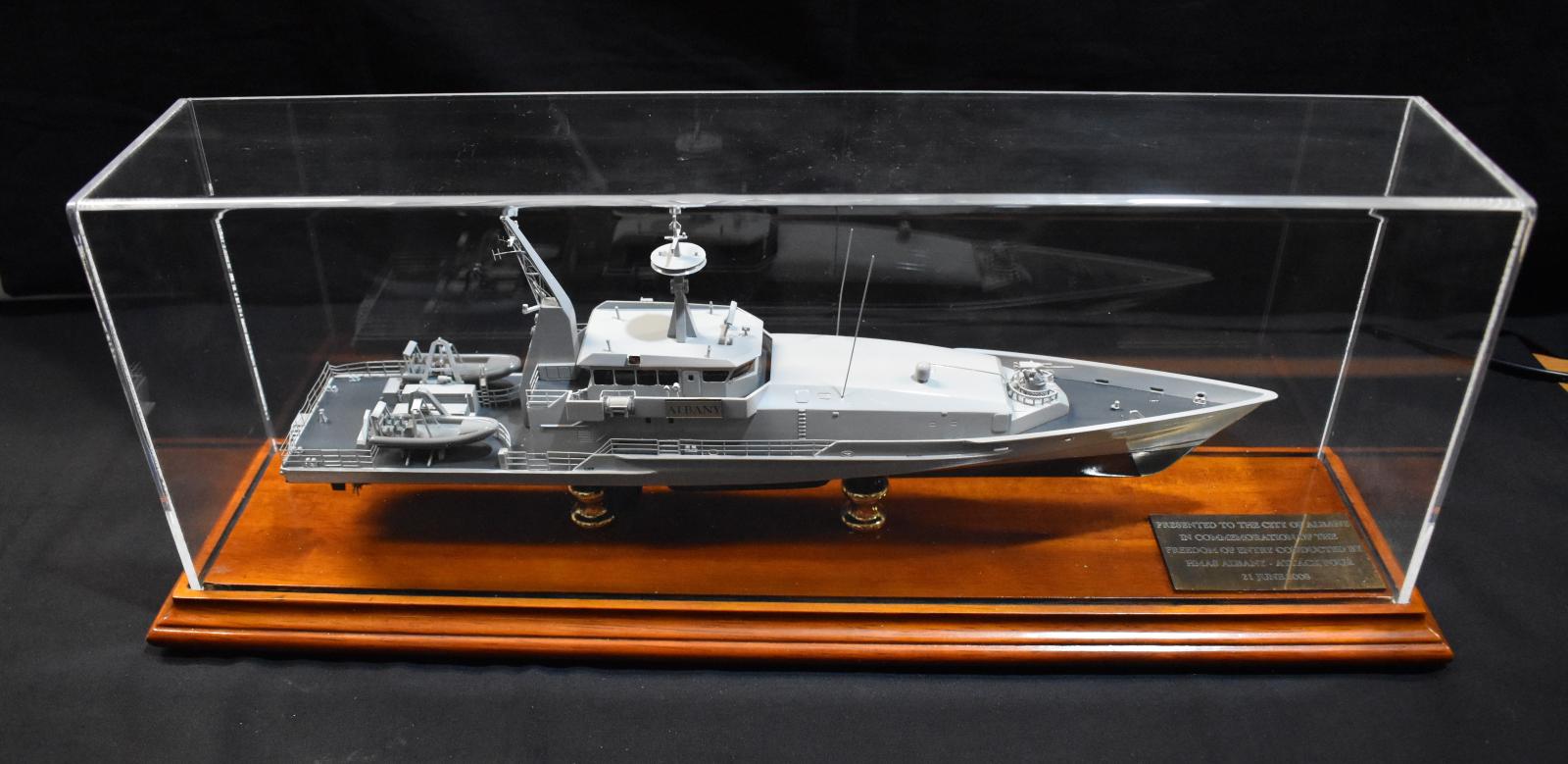 Model ship HMAS Albany (ACPB 86)