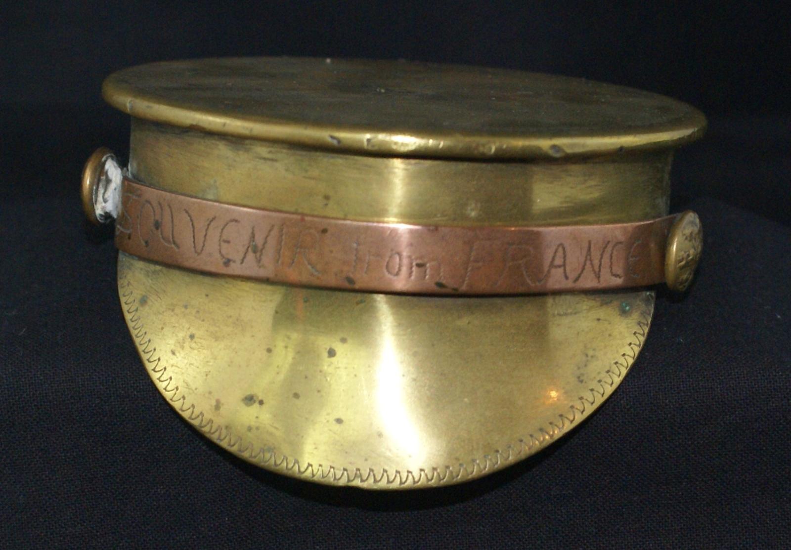 Trench Art - WW1 Artillery Shell Base Hat