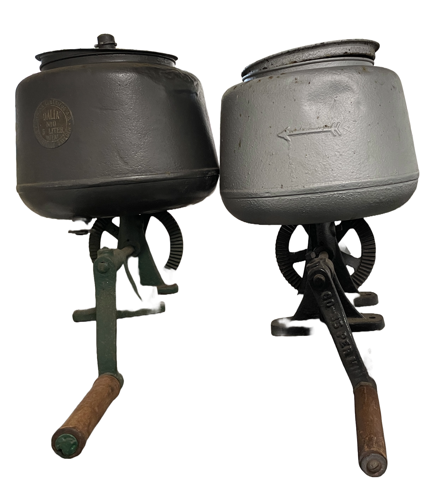 Swedish Metal Butter Churns