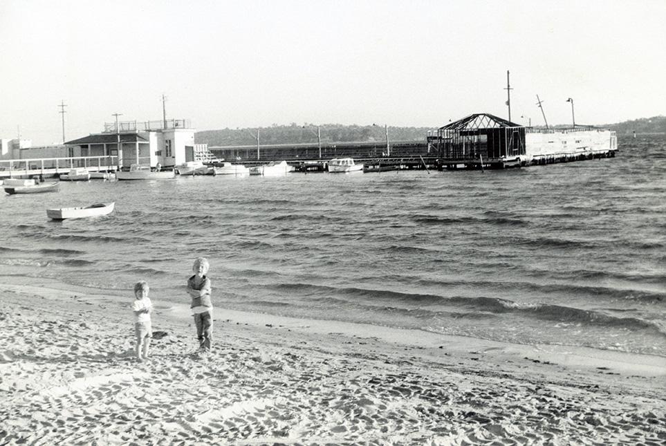 Claremont Baths during demolition 1971