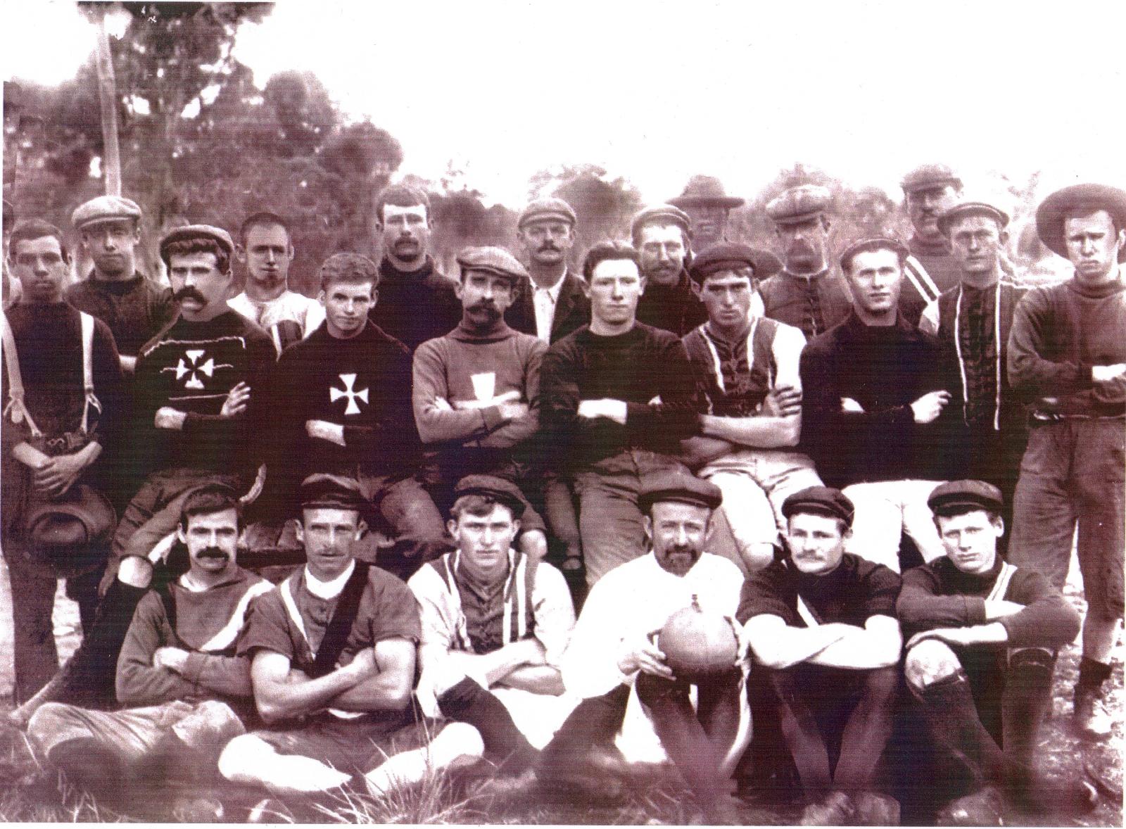 Detail of Moojebing Football Club Photograph