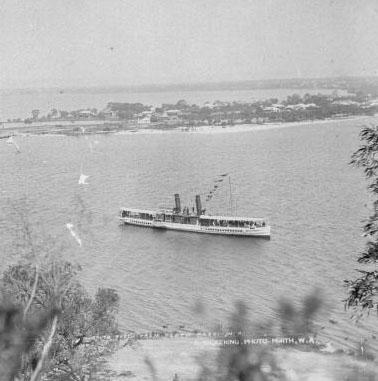 Steam Ferry On Swan River