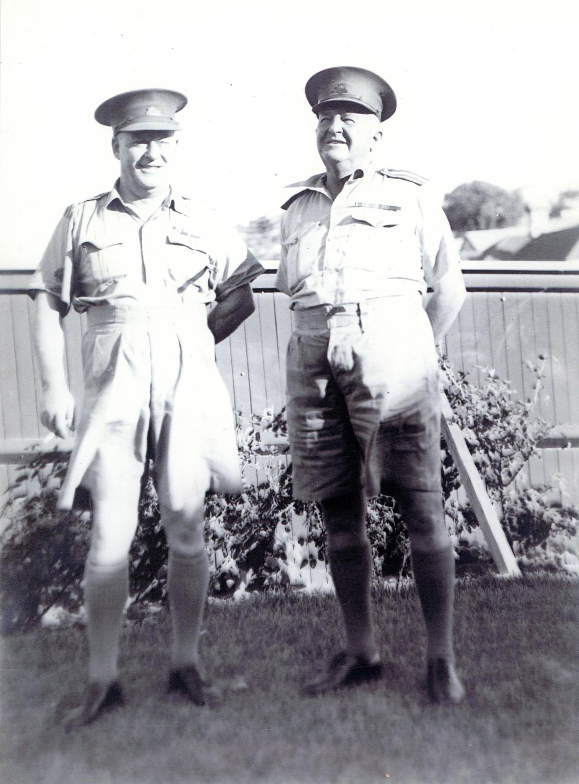 Photograph of N.W. BAKER and L. ANDERSON A.I.C. Instructors