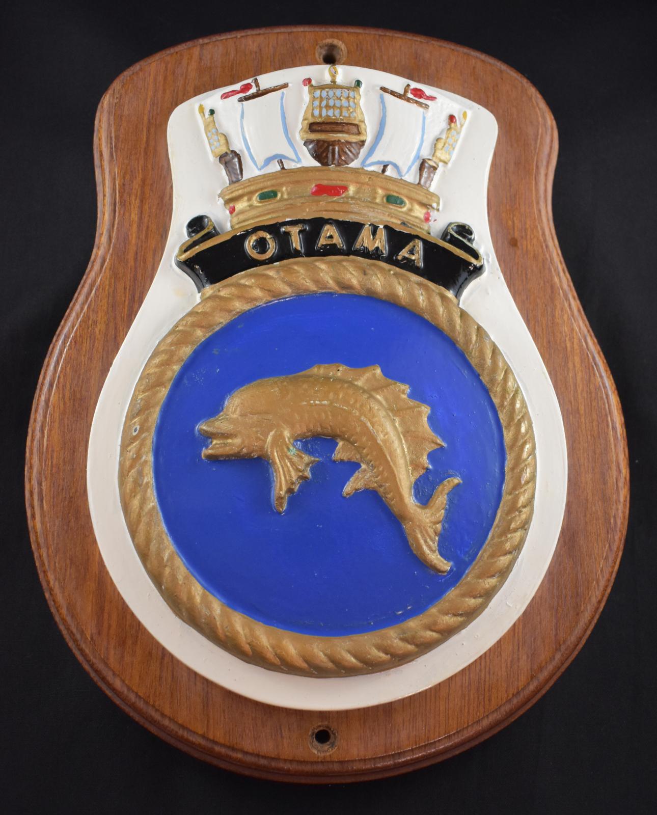 HMAS Otama Plaque | Collections WA