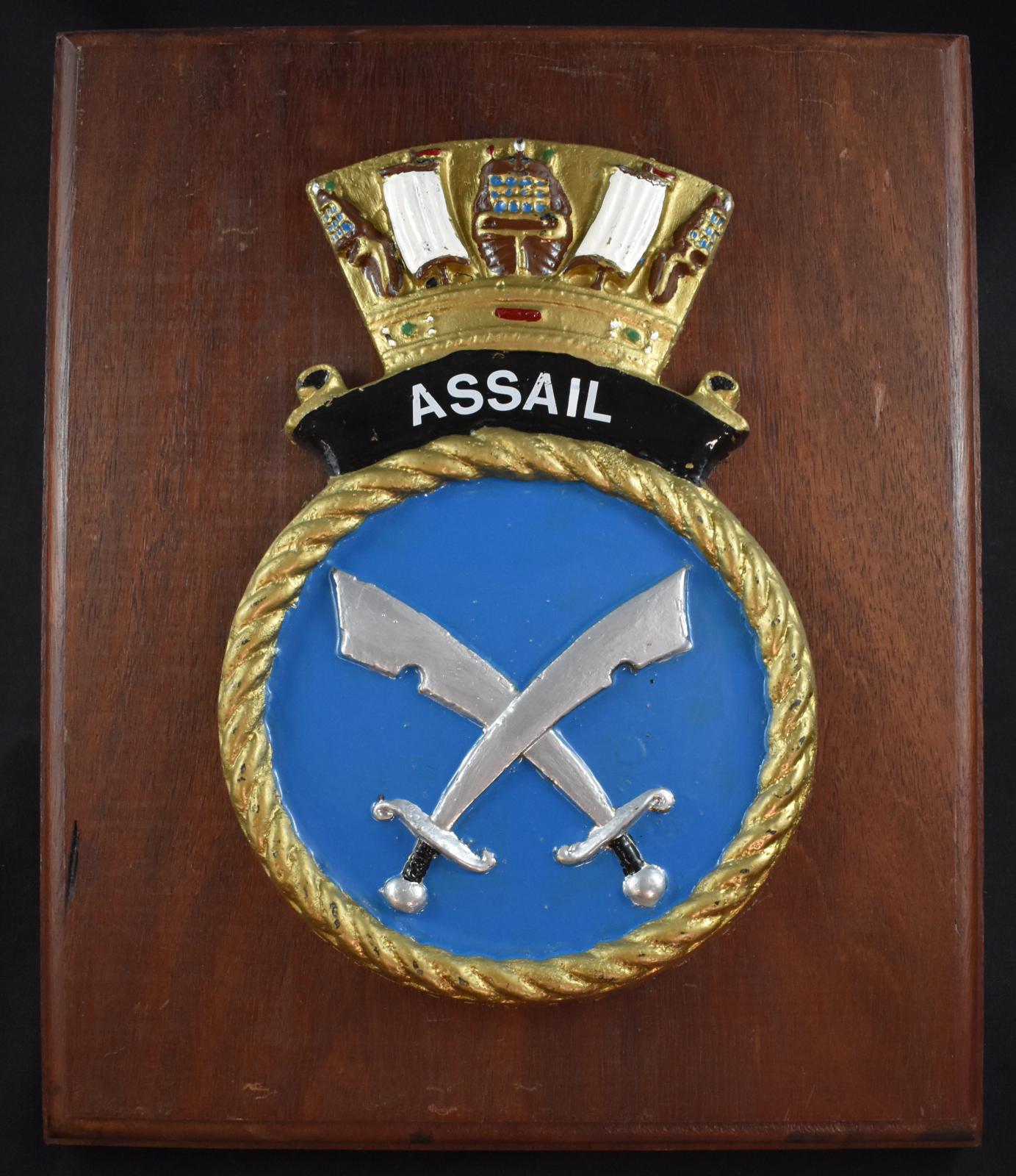 HMAS Assail Plaque