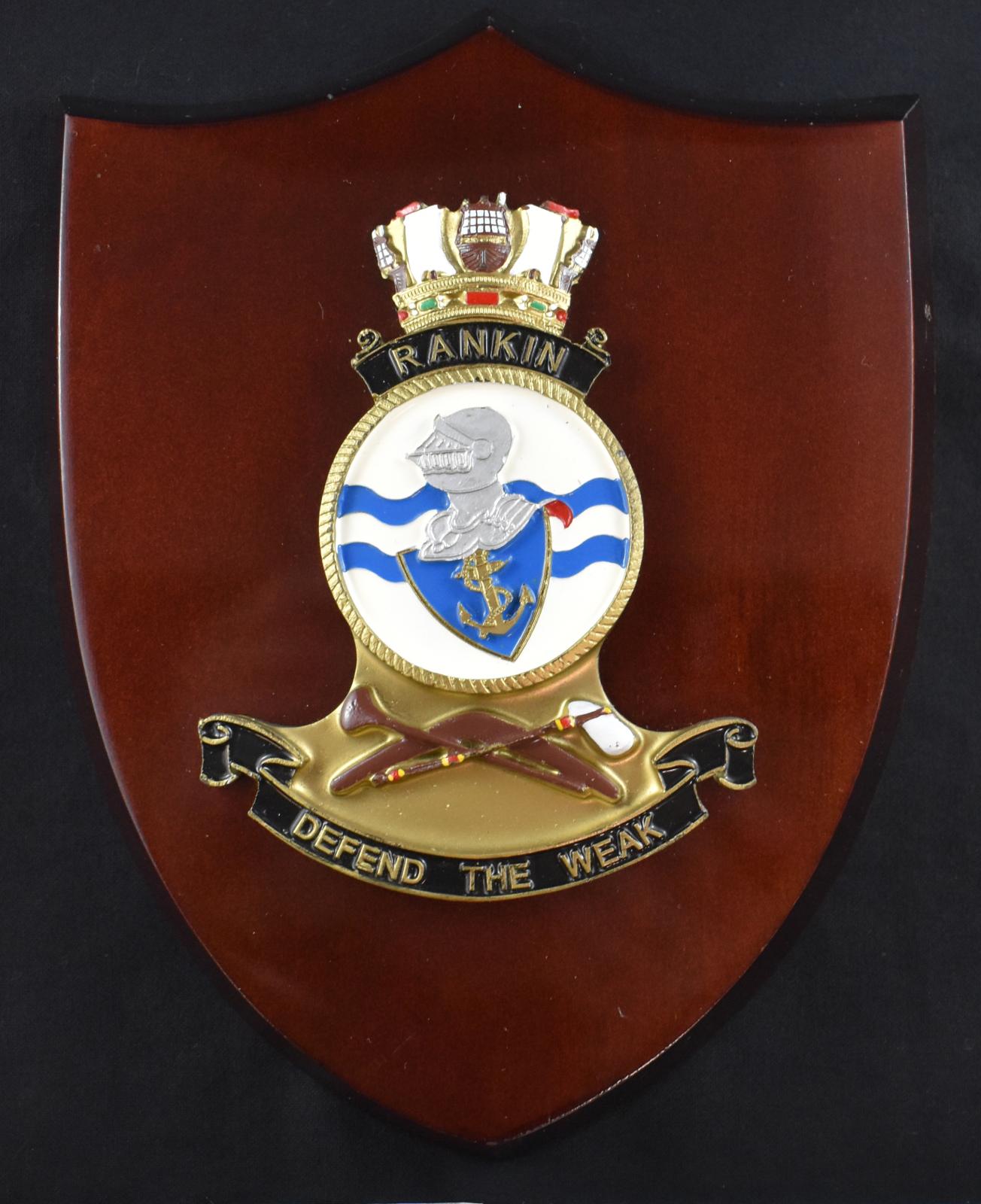 HMAS Rankin Plaque